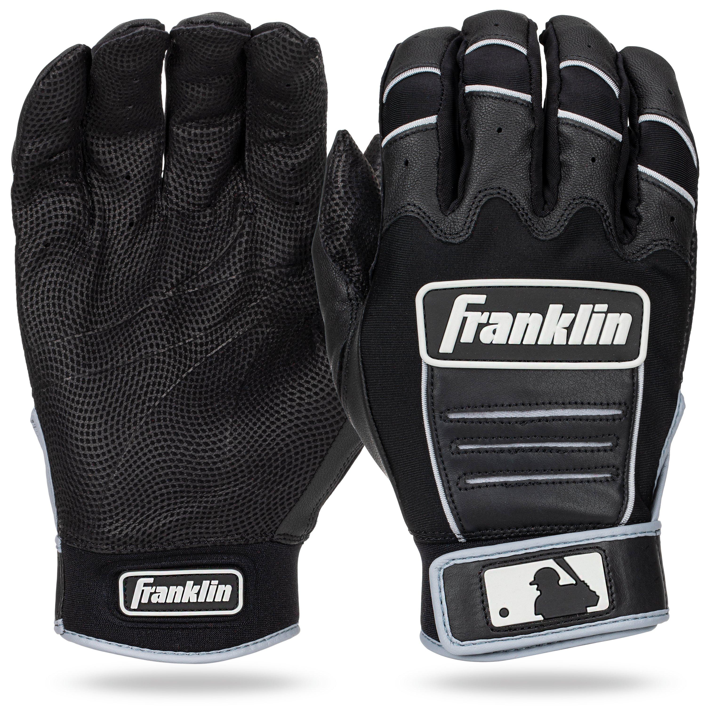 Franklin Adults' CFX Pro Batting Gloves - BLACK Thumbnail View 1