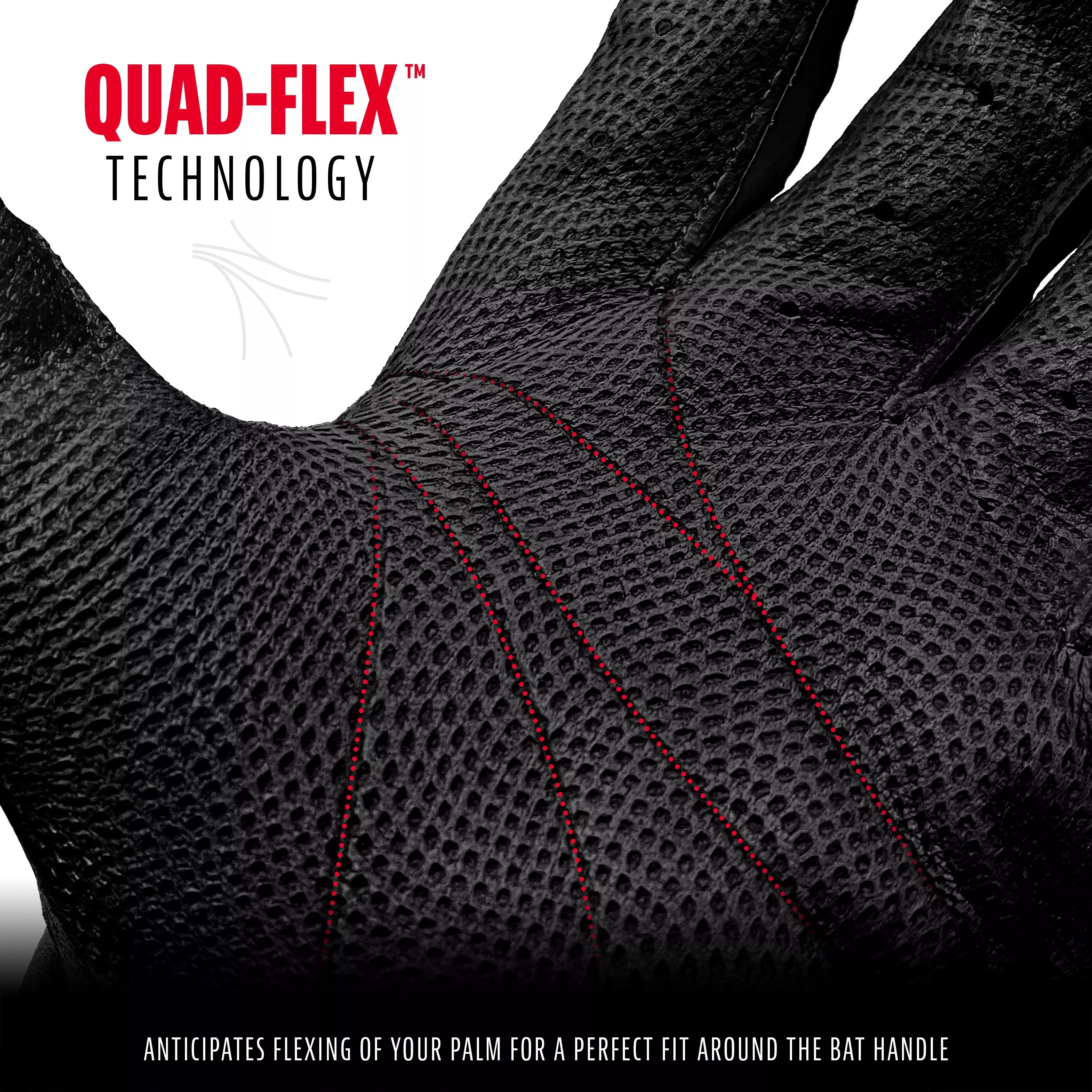 Franklin Adults' CFX Pro Batting Gloves - BLACK