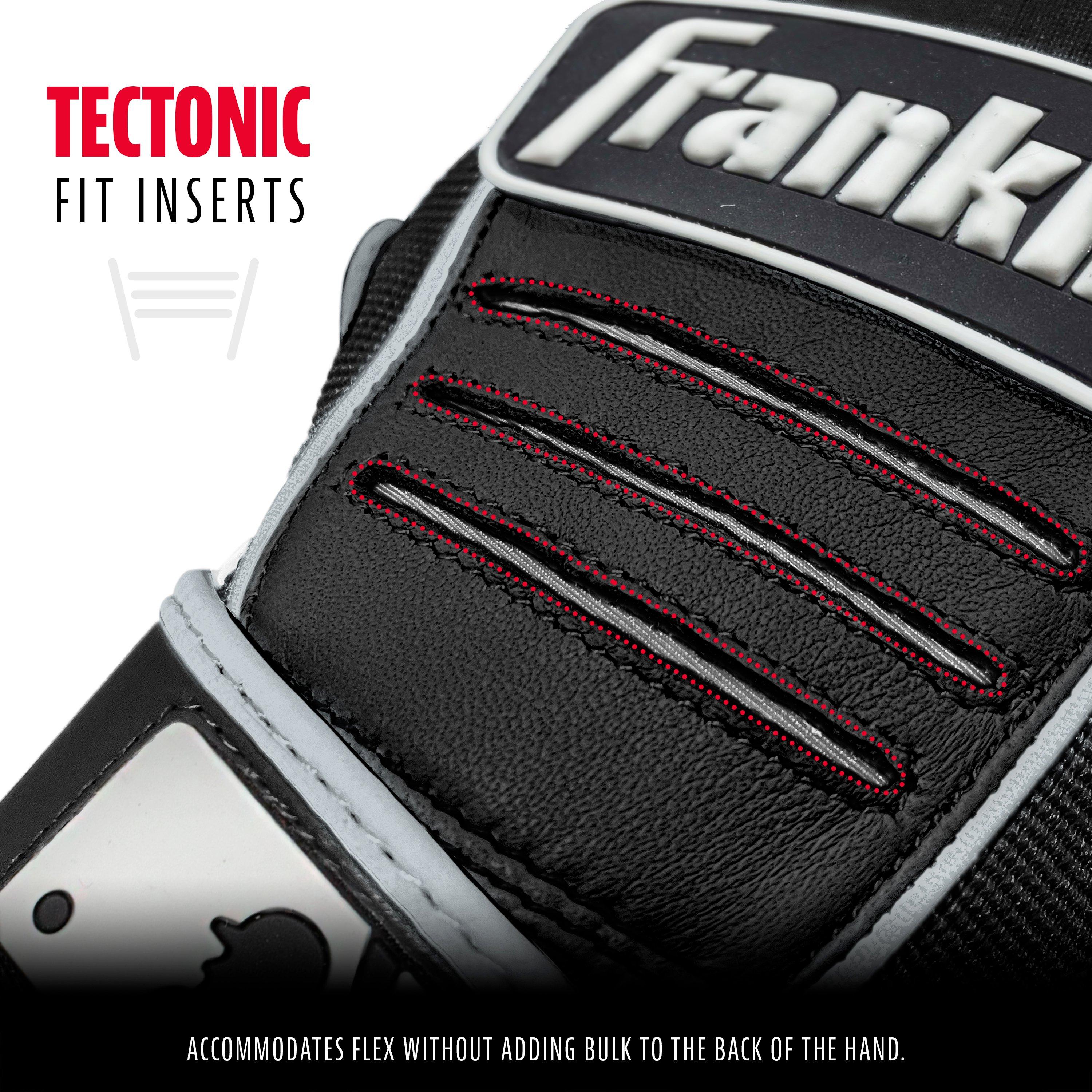 Franklin Adults' CFX Pro Batting Gloves - BLACK Thumbnail View 3