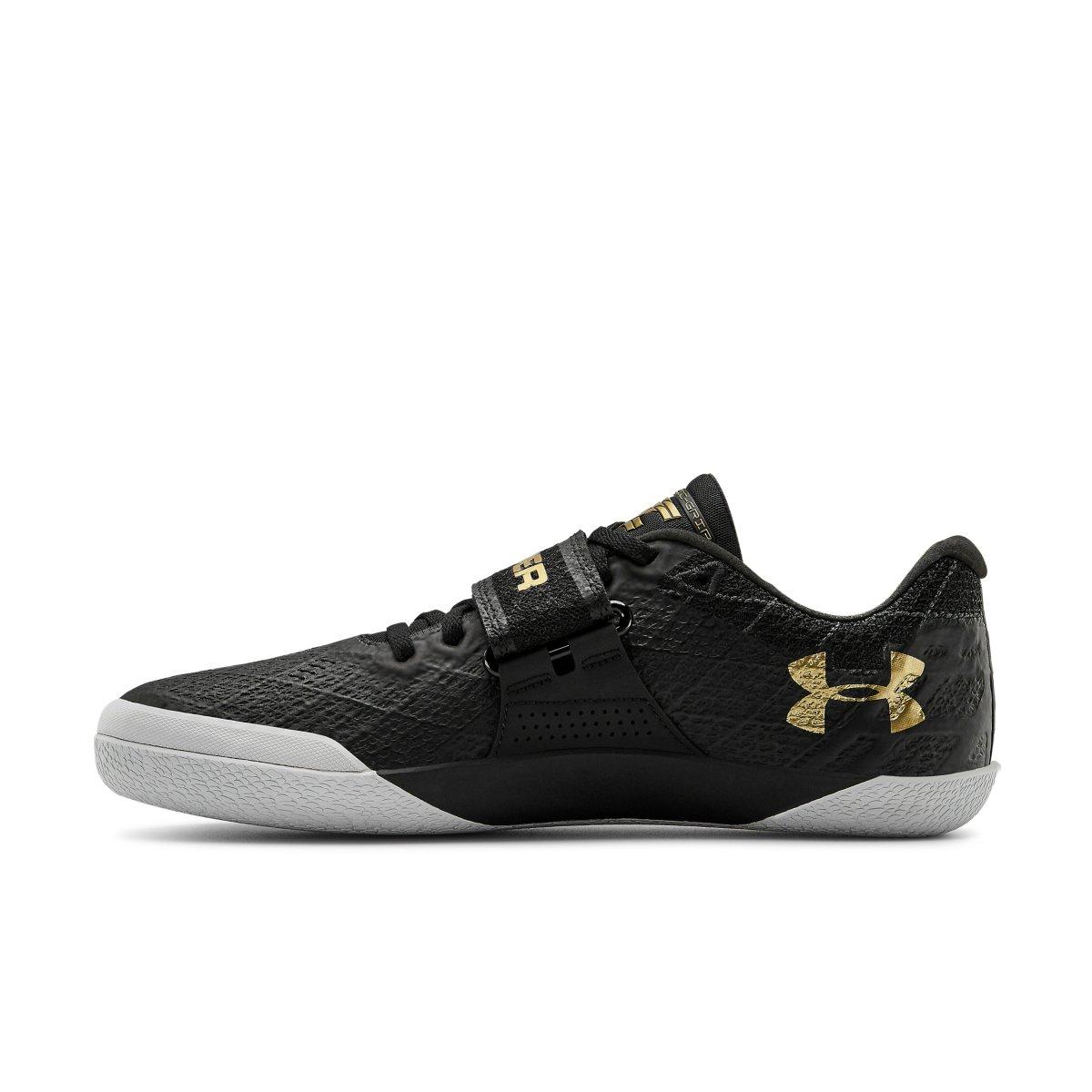 Under Armour Centric Grip "Black/Jet Grey" Men's Track Shoe - BLACK/GREY Thumbnail View 2