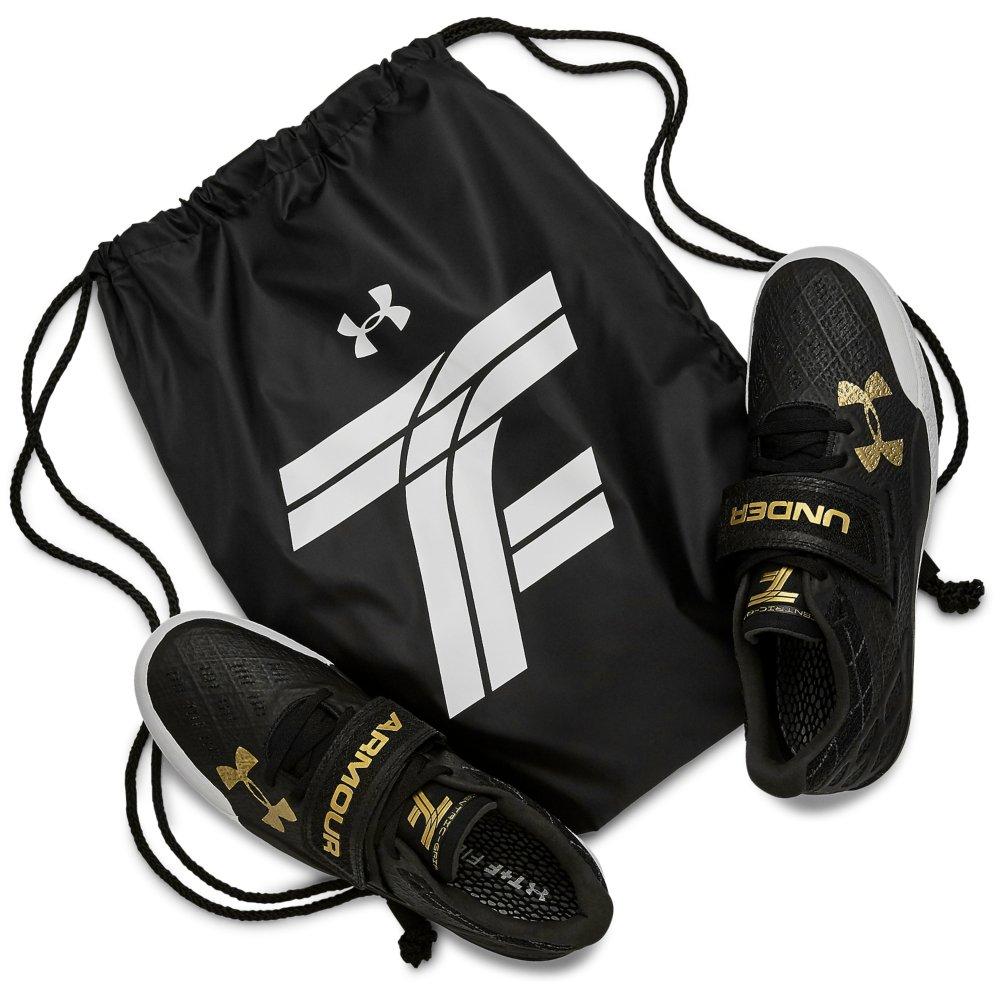 Under Armour Centric Grip "Black/Jet Grey" Men's Track Shoe - BLACK/GREY Thumbnail View 3