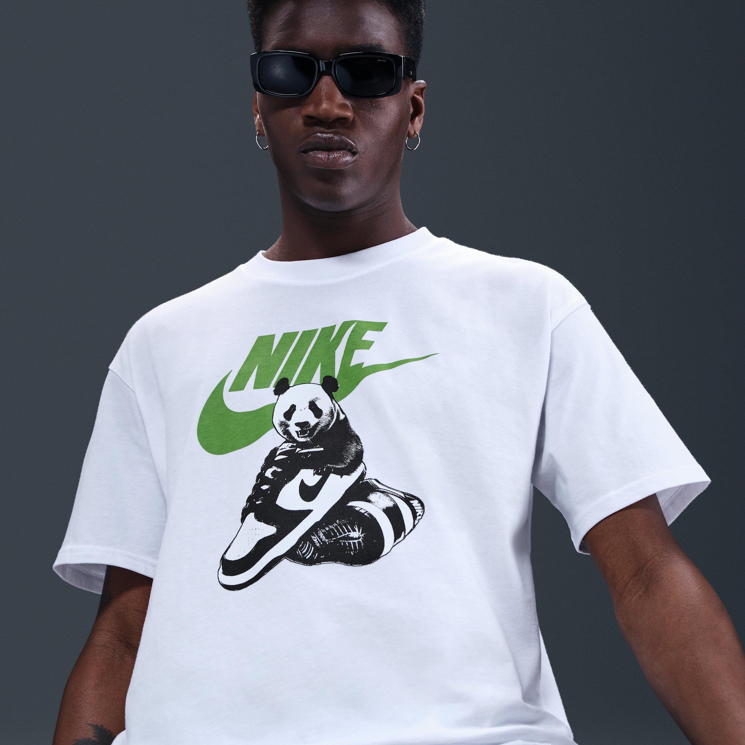 Nike Men's Sportswear Dunk T-Shirt - WHITE Thumbnail View 3