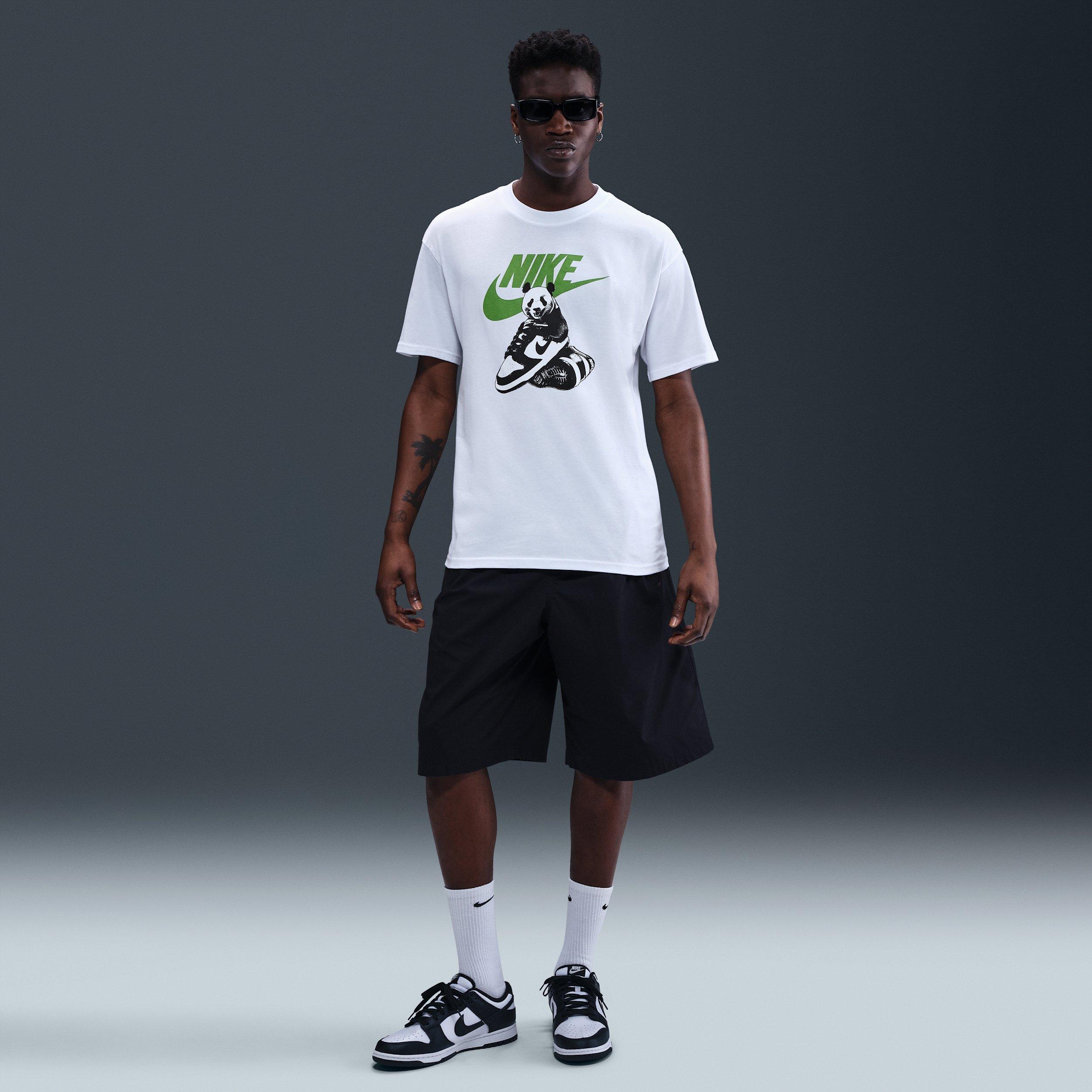 Nike Men's Sportswear Dunk T-Shirt - WHITE Thumbnail View 4