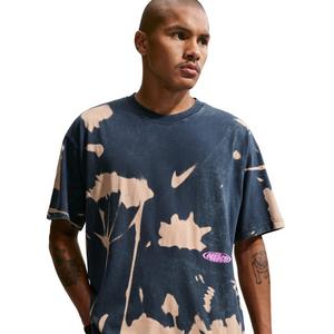 Nike Men's Sportswear LSE Floral Print T-Shirt - BLUE/SANDDRIFT