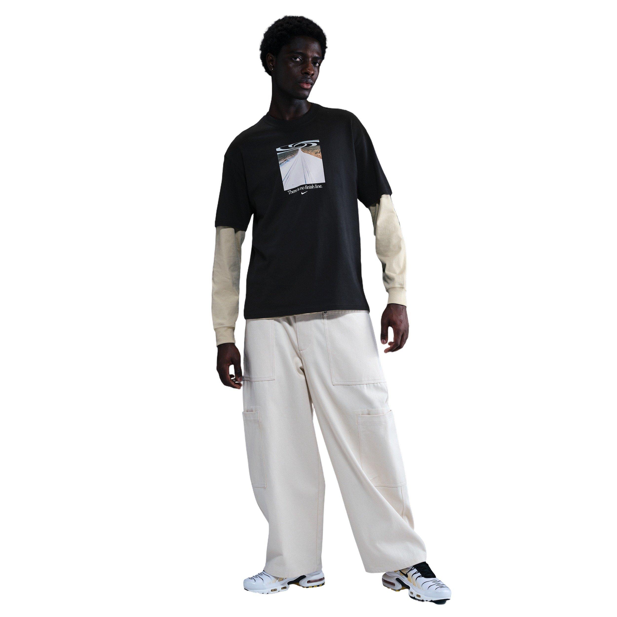 Nike Men's Sportswear Max90 T-Shirt - BLACK Thumbnail View 1