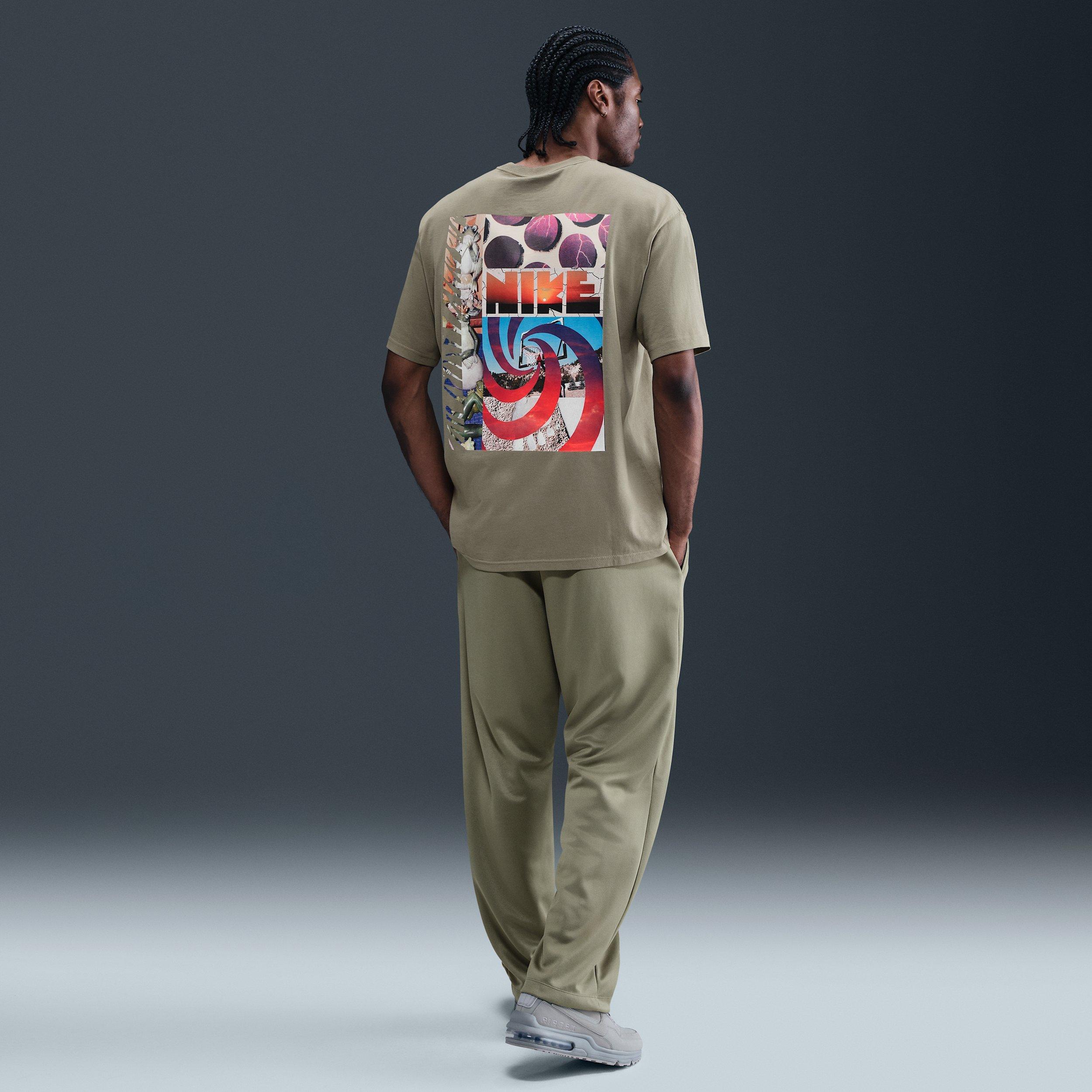 Nike Men's Sportswear Max90 T-Shirt - GREEN Thumbnail View 5