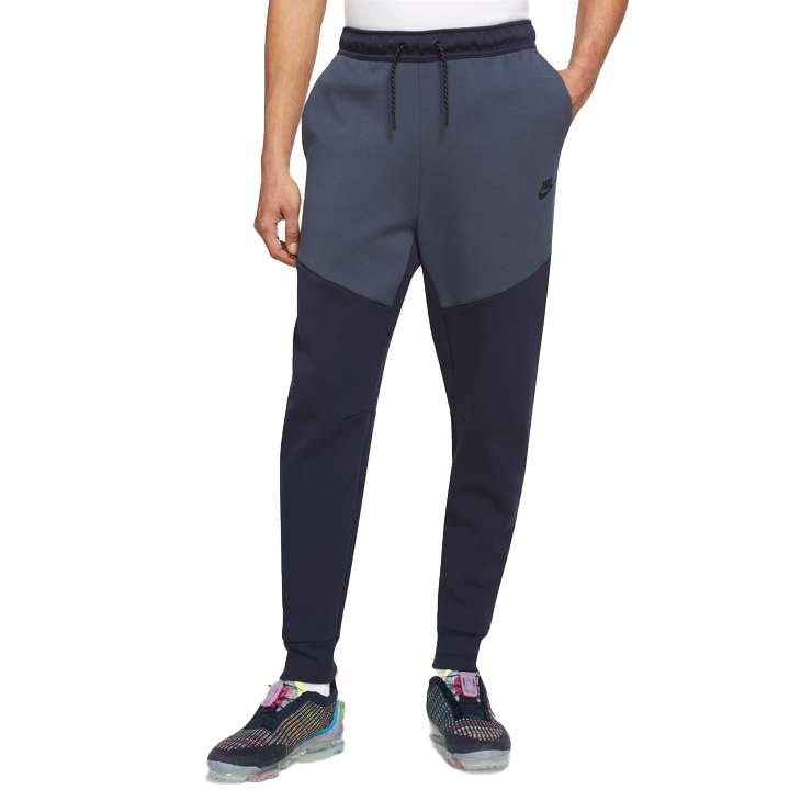 Nike Men's Sportswear Tech Fleece Joggers - Blue - BLUE Thumbnail View 1