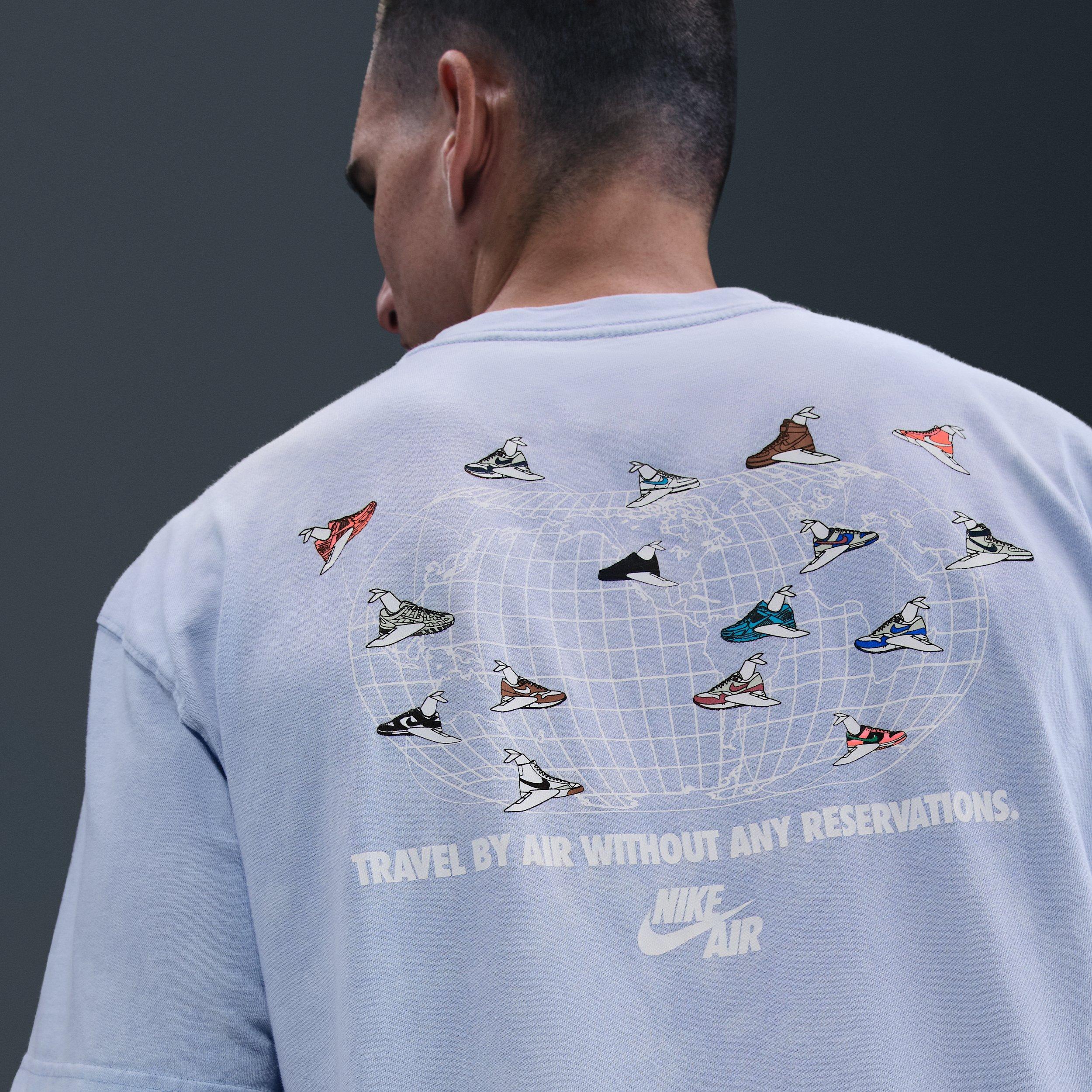 Nike Men's Sportswear OC Graphic T-Shirt - GREY Thumbnail View 4