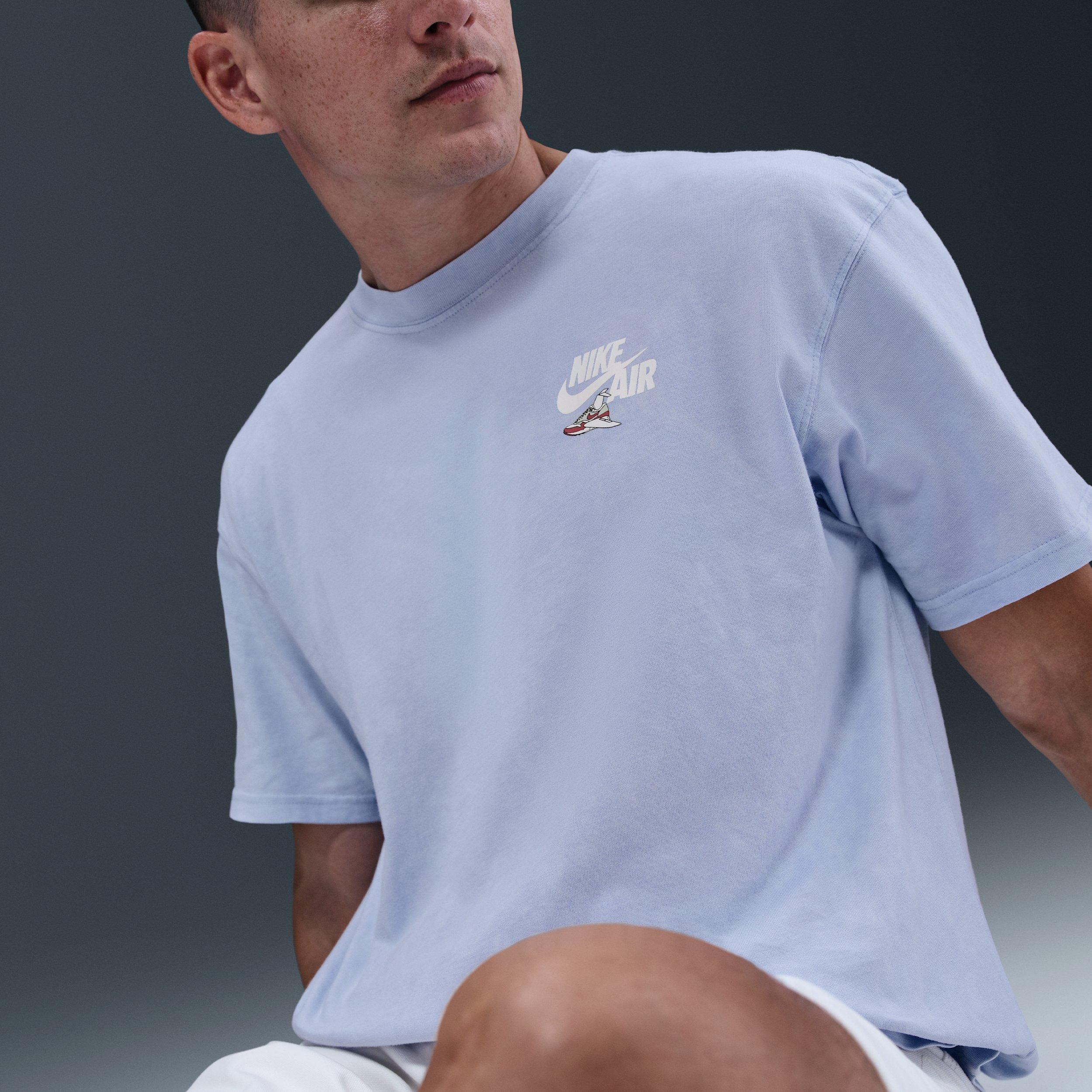 Nike Men's Sportswear OC Graphic T-Shirt - GREY Thumbnail View 5