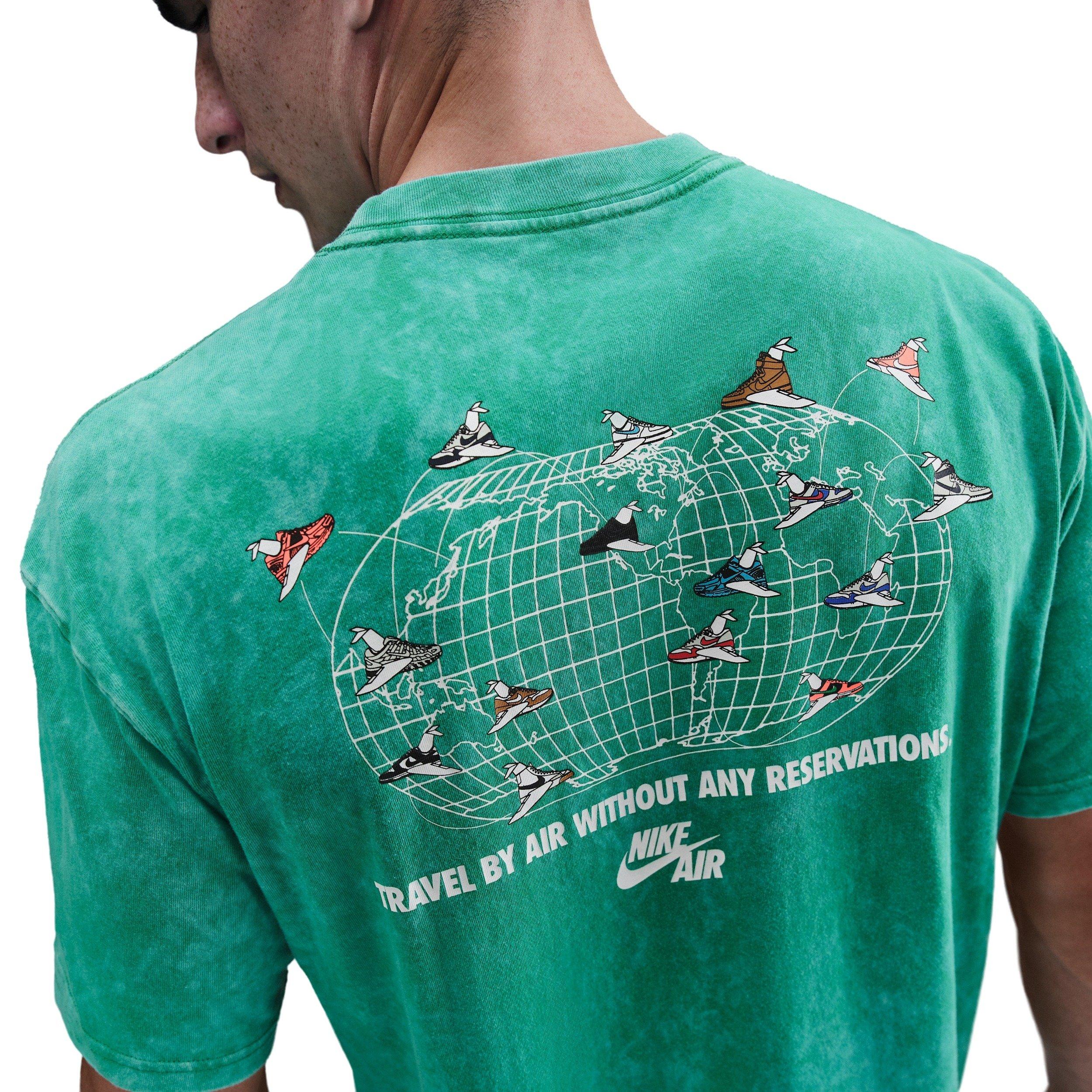 Nike Men's Sportswear OC Graphic T-Shirt - GREEN Thumbnail View 2