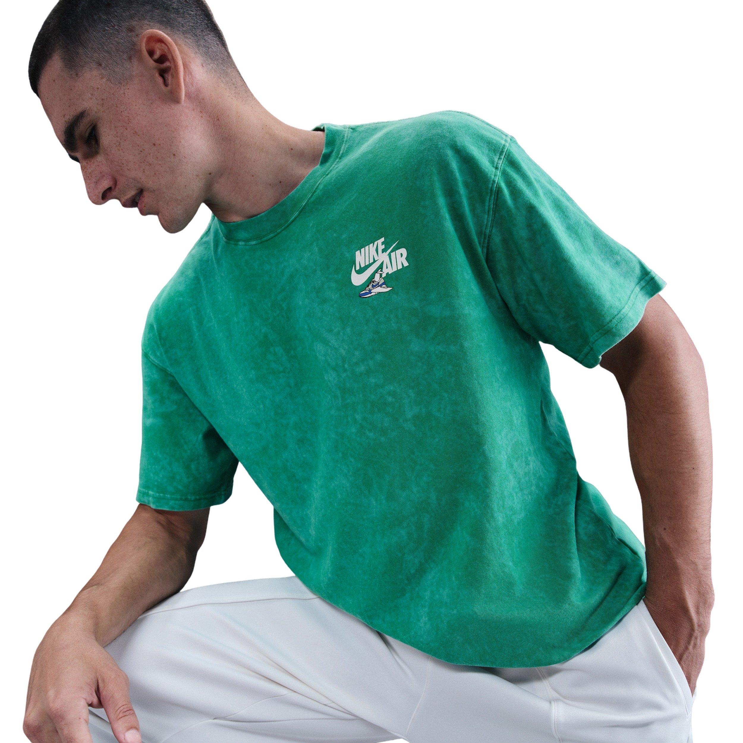 Nike Men's Sportswear OC Graphic T-Shirt - GREEN Thumbnail View 3