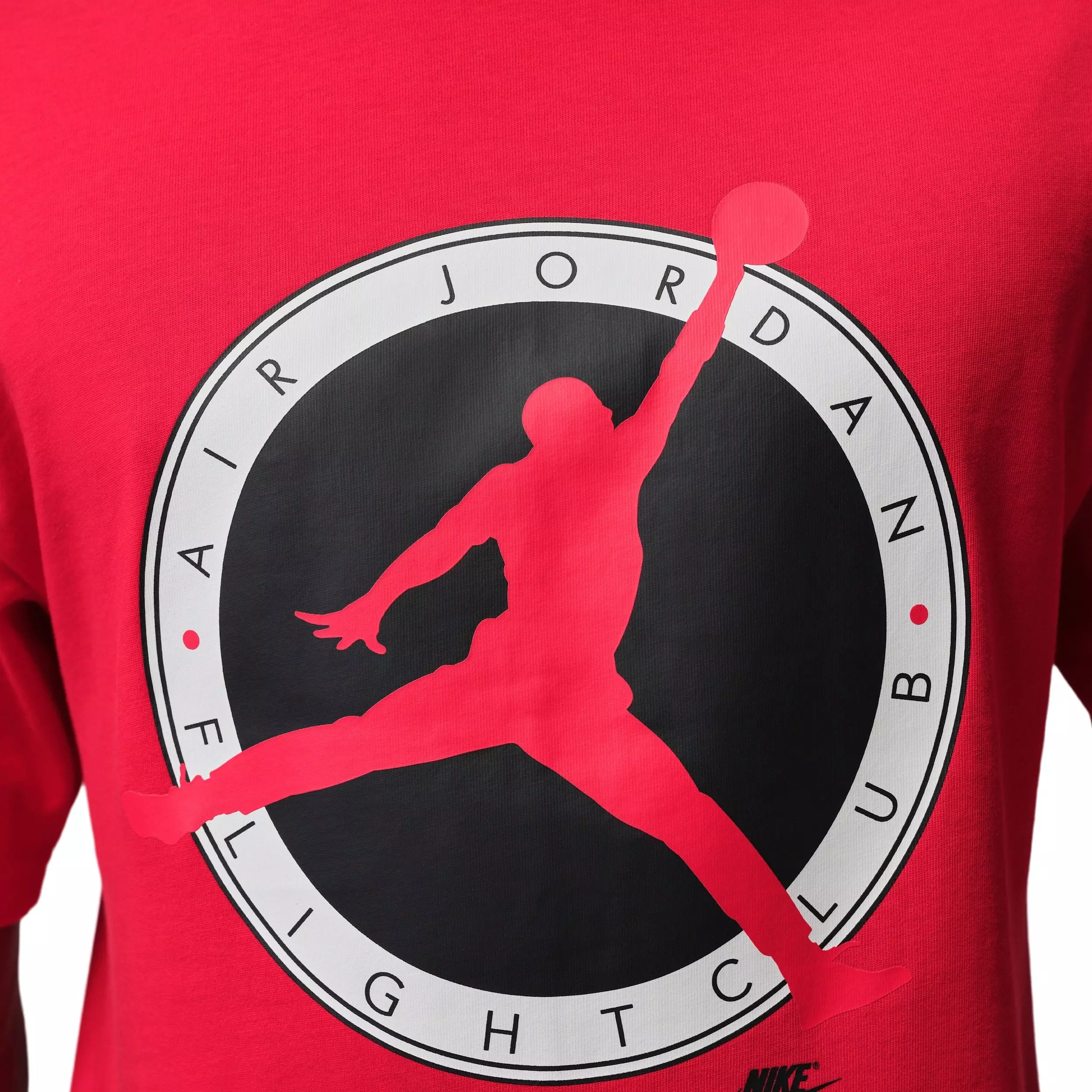 Jordan Men's Flight Club Sort-Sleeve Crew T-Shirt - RED