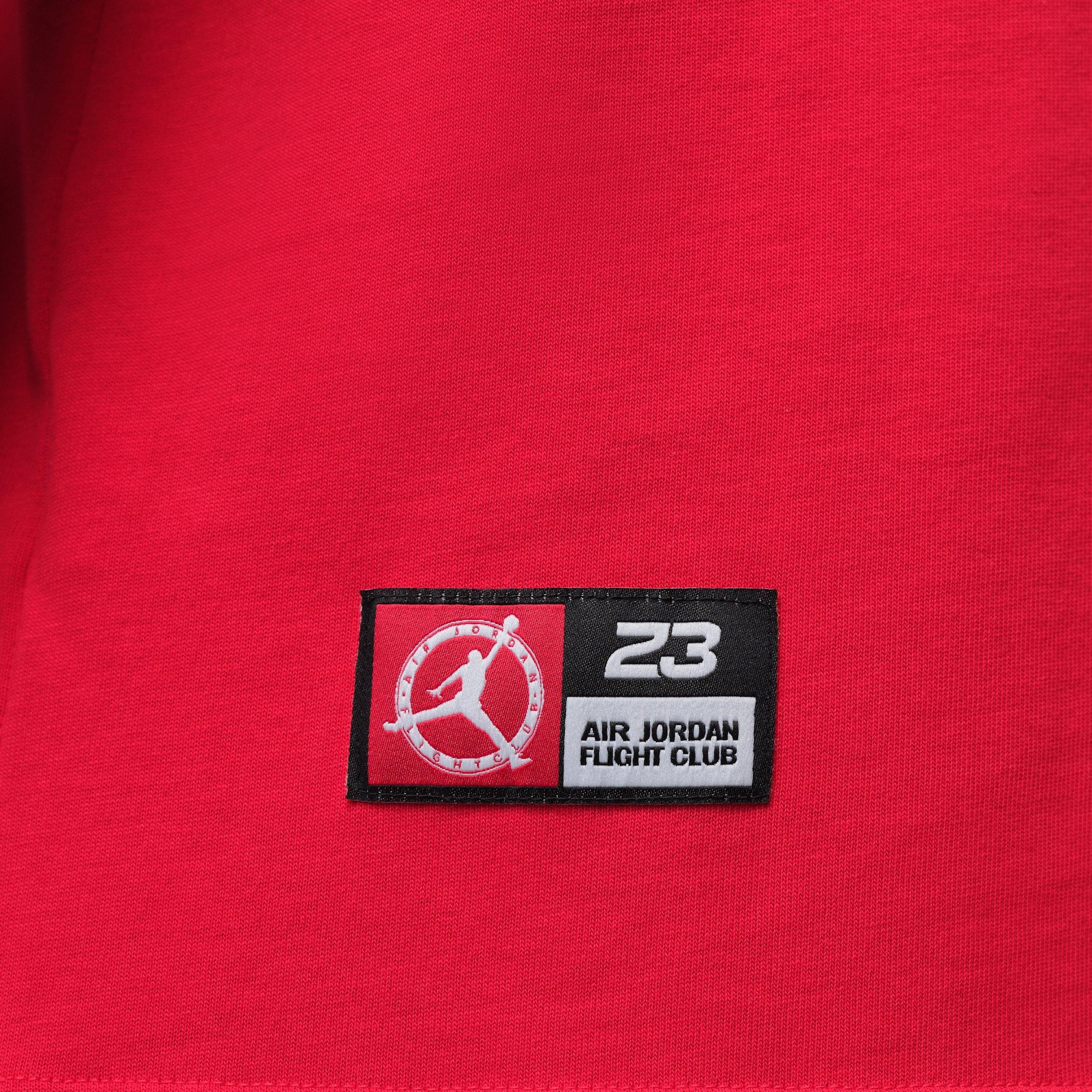 Jordan Men's Flight Club Sort-Sleeve Crew T-Shirt - RED Thumbnail View 5