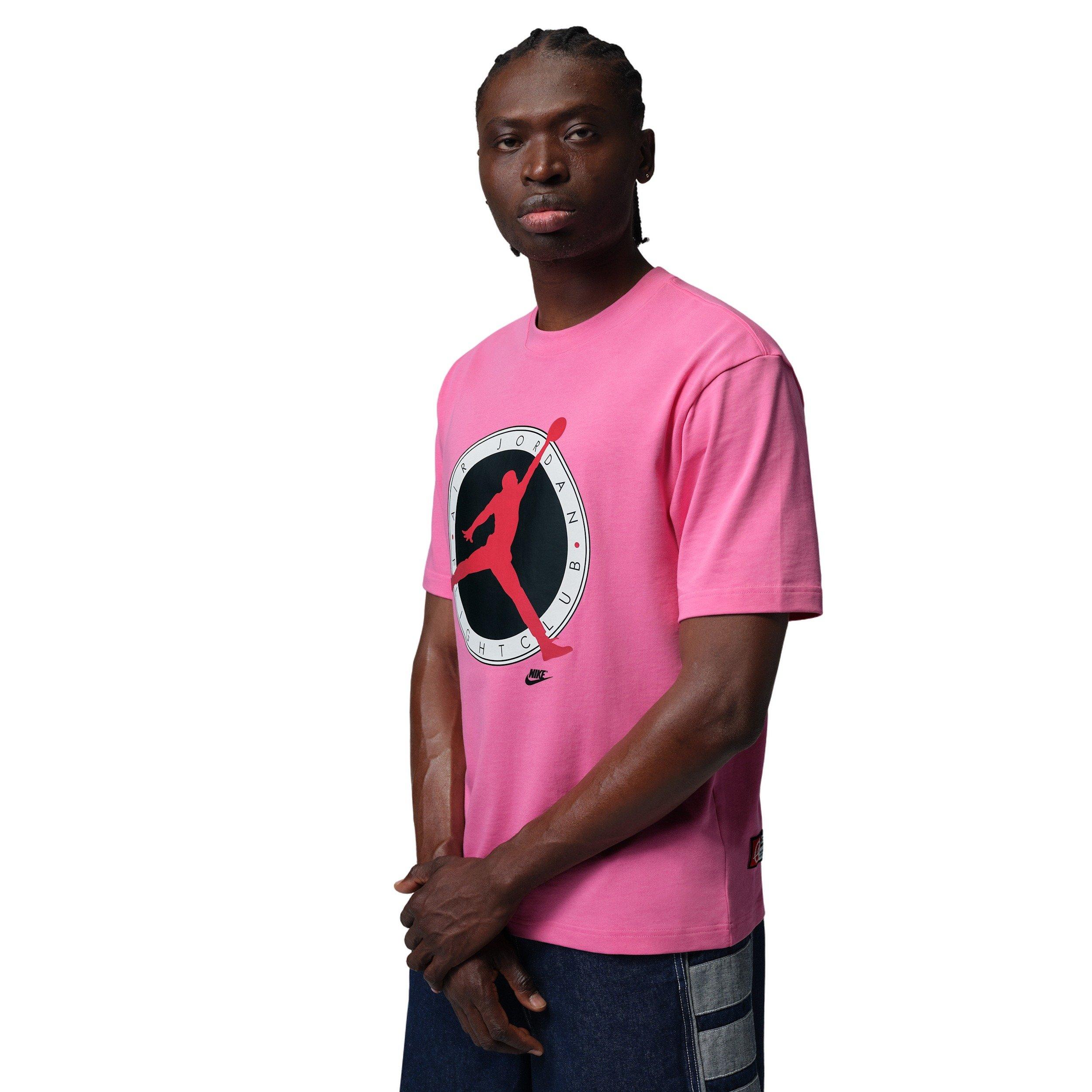 Jordan Men's Flight Club Short-Sleeve Crew T-Shirt - PINK Thumbnail View 1