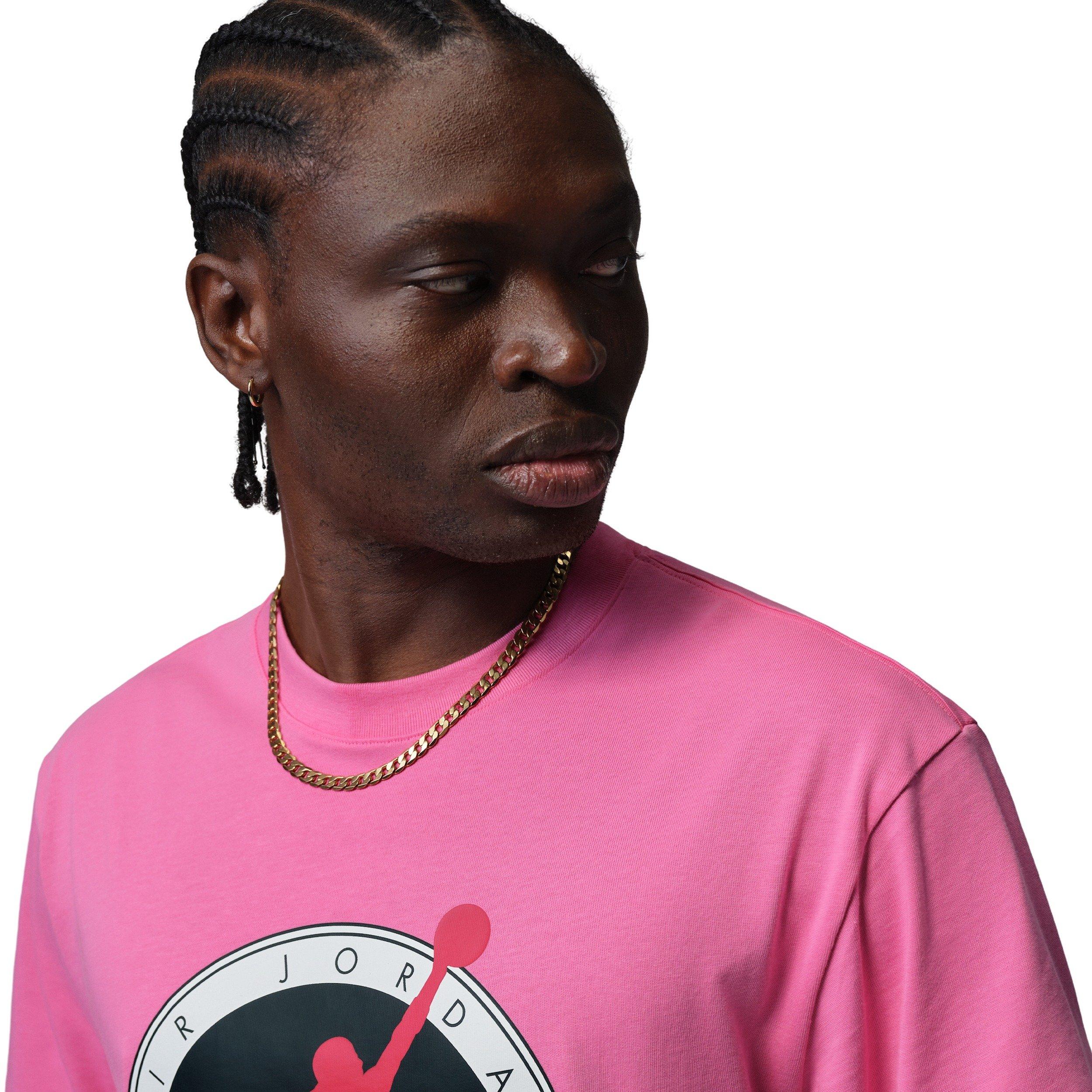 Jordan Men's Flight Club Short-Sleeve Crew T-Shirt - PINK Thumbnail View 3