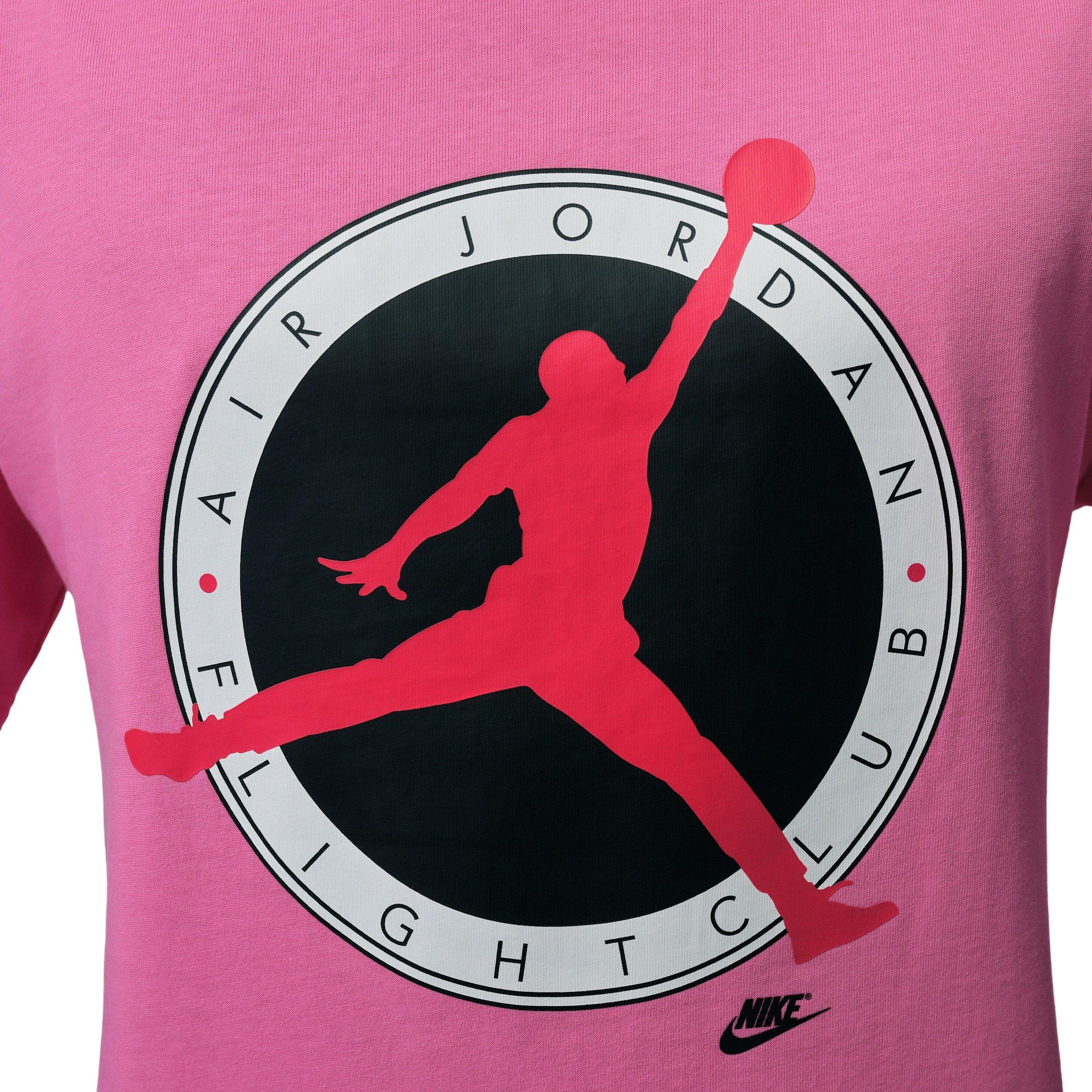 Jordan Men's Flight Club Short-Sleeve Crew T-Shirt - PINK Thumbnail View 4