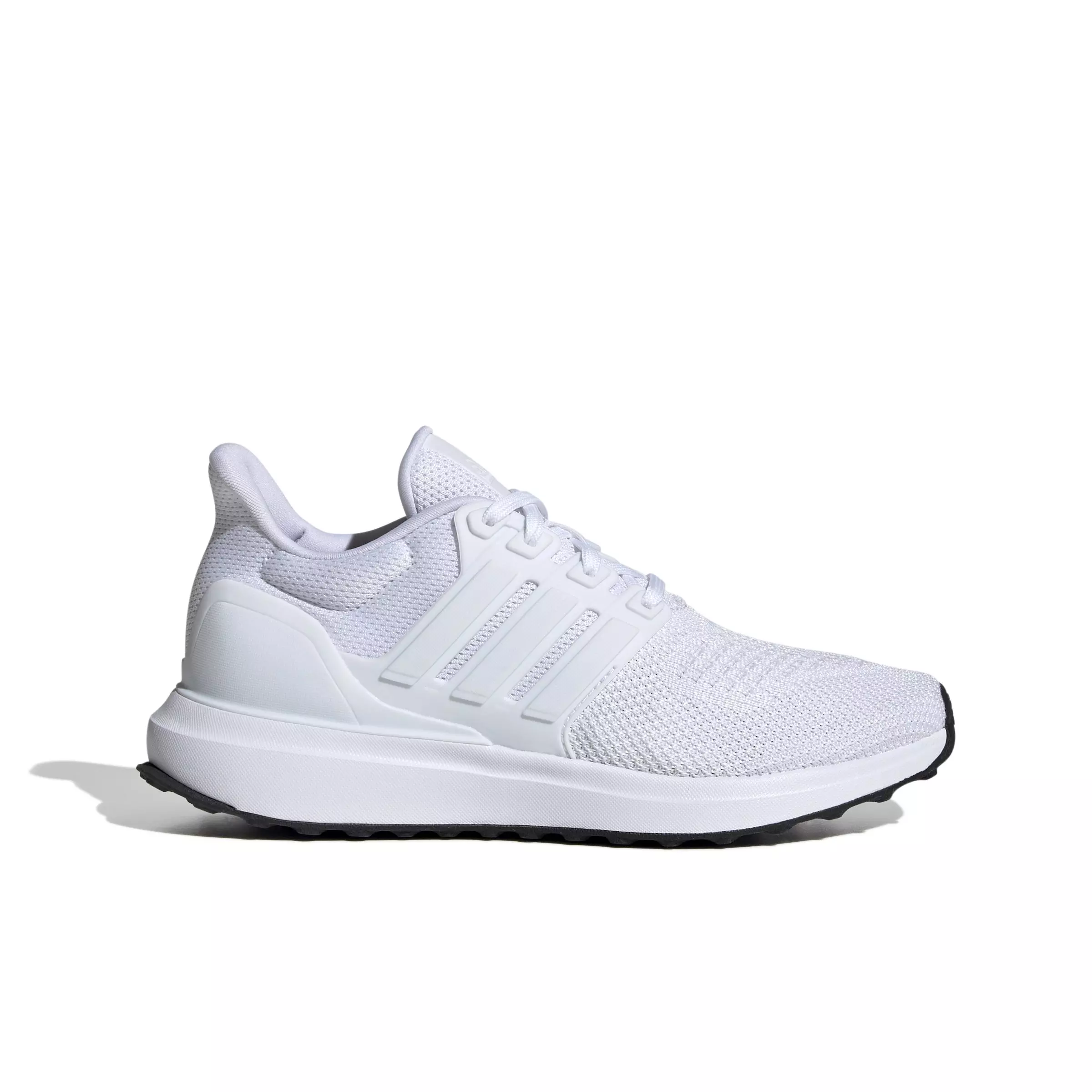 adidas Ubounce DNA "Ftwr White/Ftwr White/Core Black" Grade School Boys' Running Shoe - WHITE/WHITE/BLACK