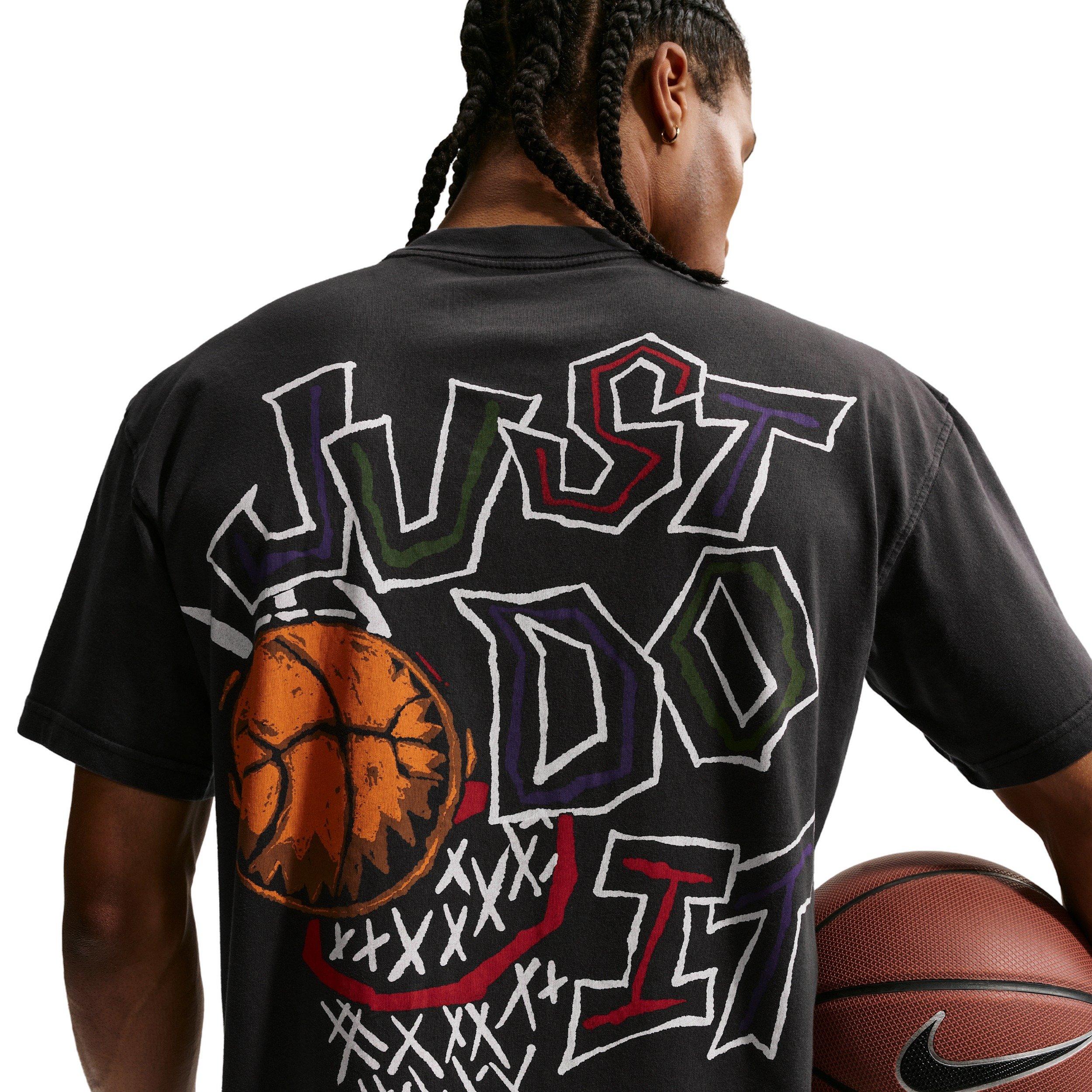 Nike Men's M90 Summit JDI Basketball T-Shirt - BLACK Thumbnail View 2