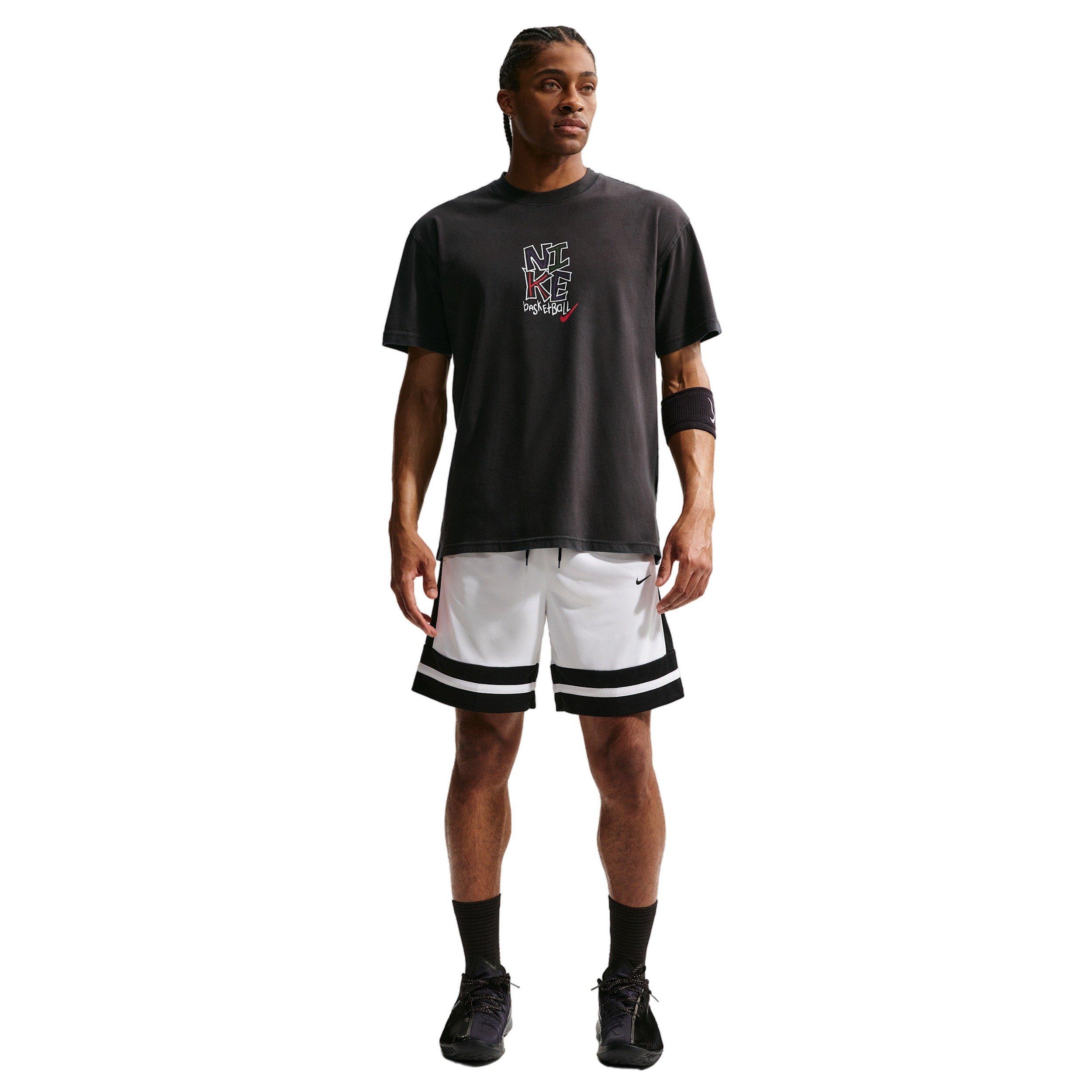 Nike Men's M90 Summit JDI Basketball T-Shirt - BLACK Thumbnail View 4
