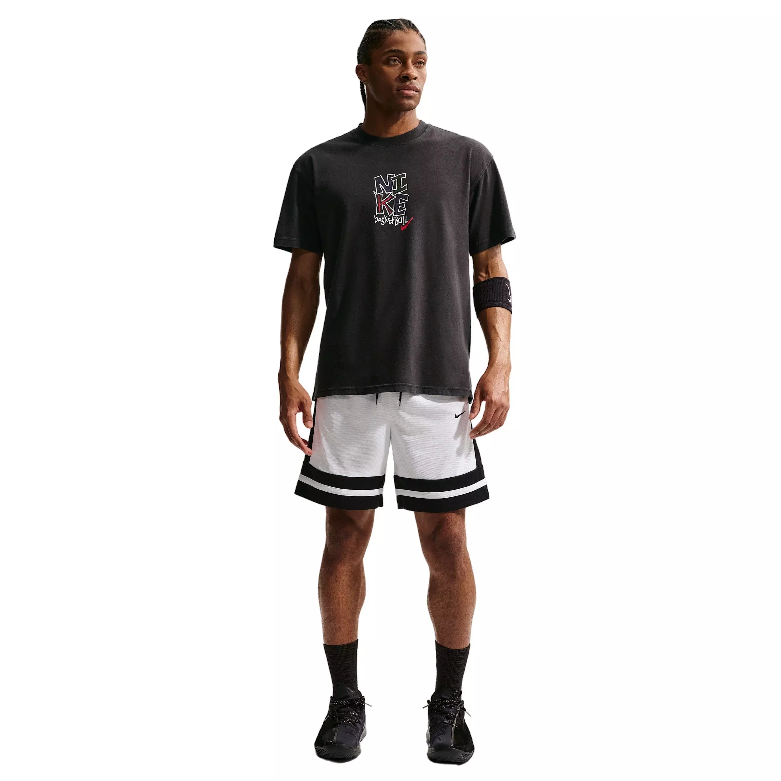 Nike Men's M90 Summit JDI Basketball T-Shirt - BLACK