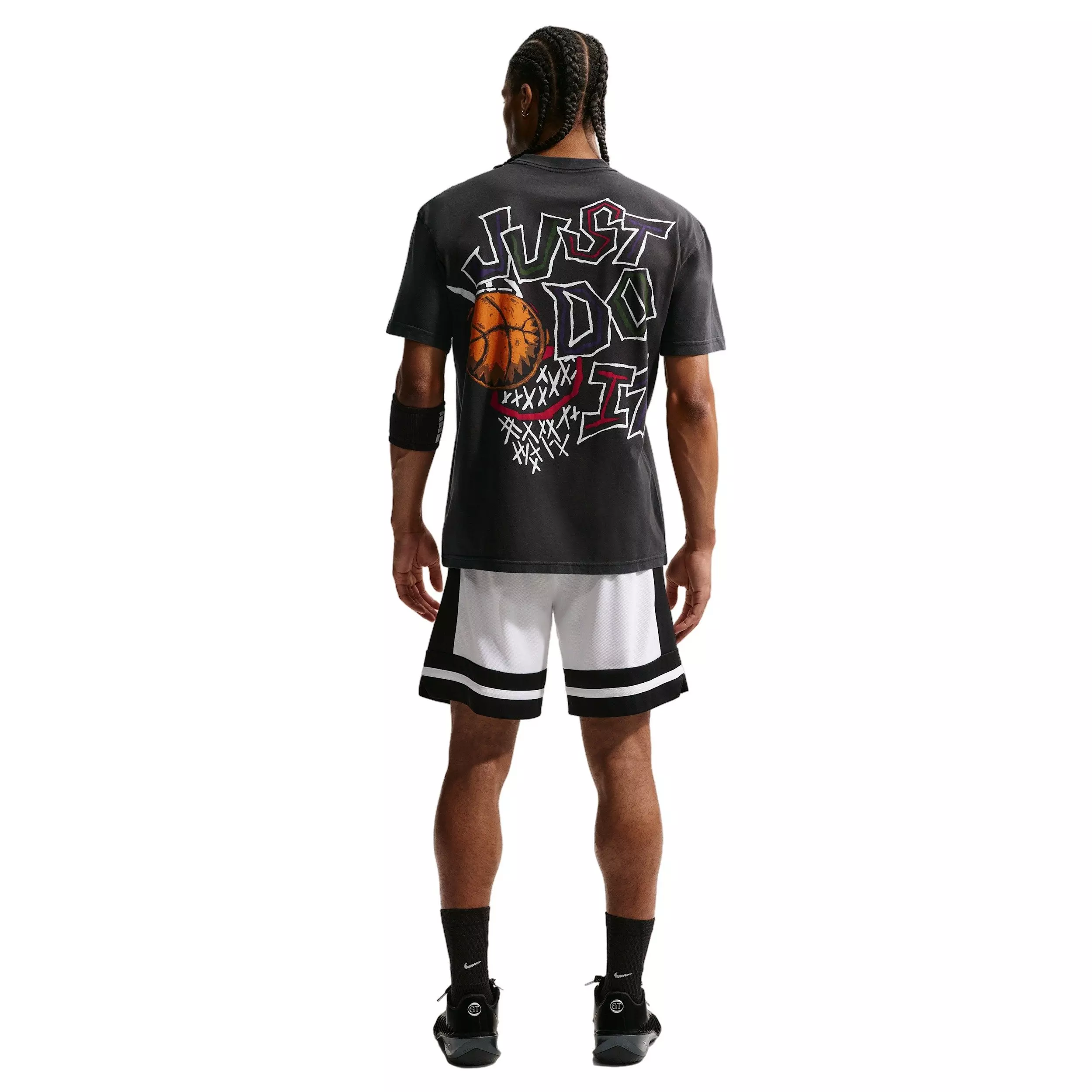 Nike Men's M90 Summit JDI Basketball T-Shirt - BLACK