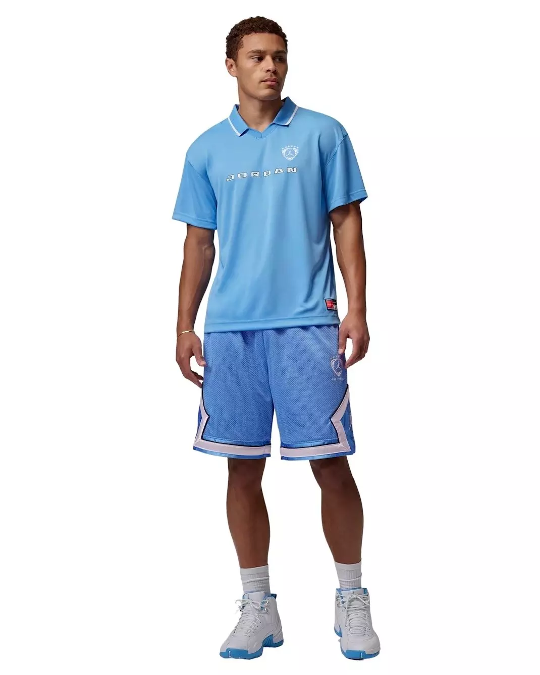 Jordan Men's Brooklyn Soccer Top -Blue - BLUE
