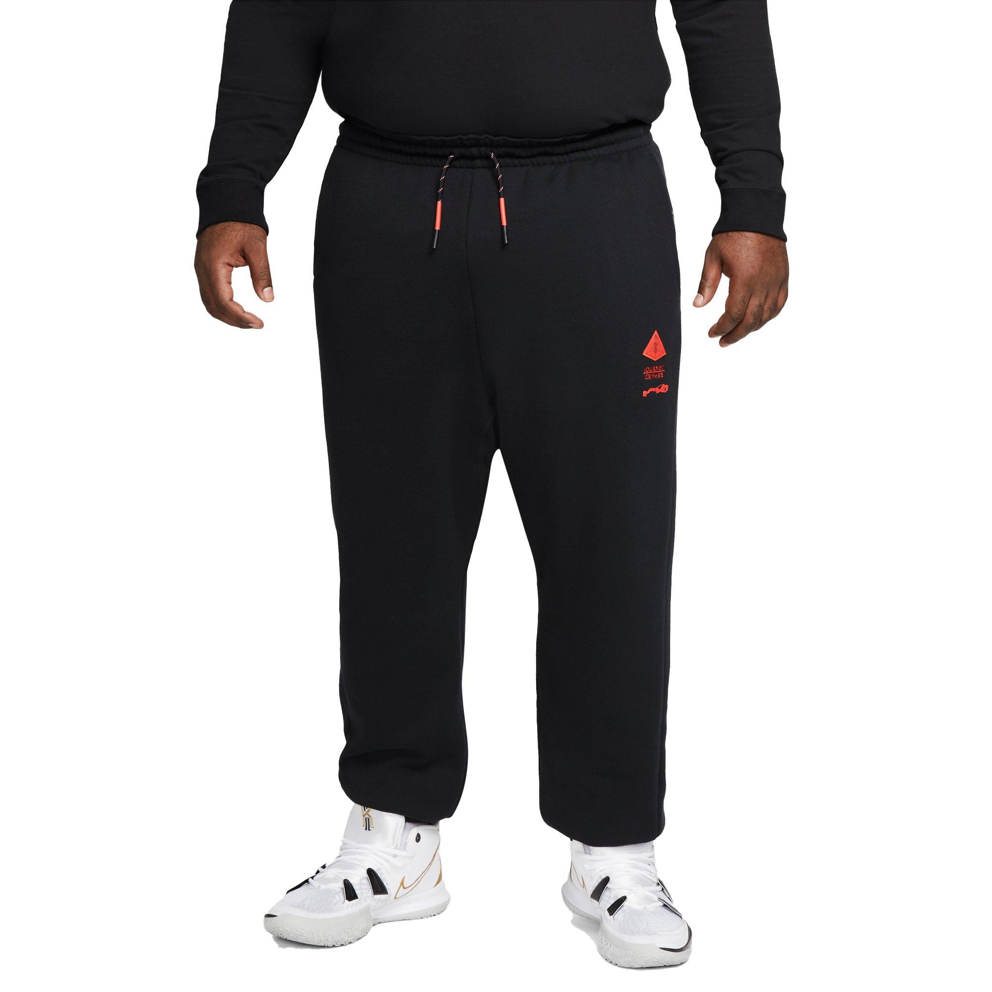 Nike Men's Kyrie Fleece Pants - BLACK Thumbnail View 1