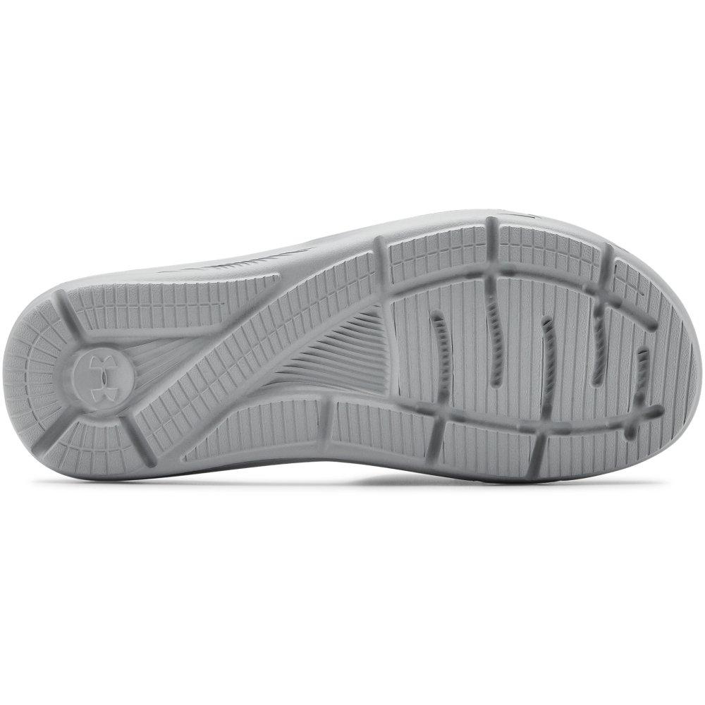 Under Armour Ignite VI "Black/Steel" Men's Slide - BLACK/STEEL Thumbnail View 4
