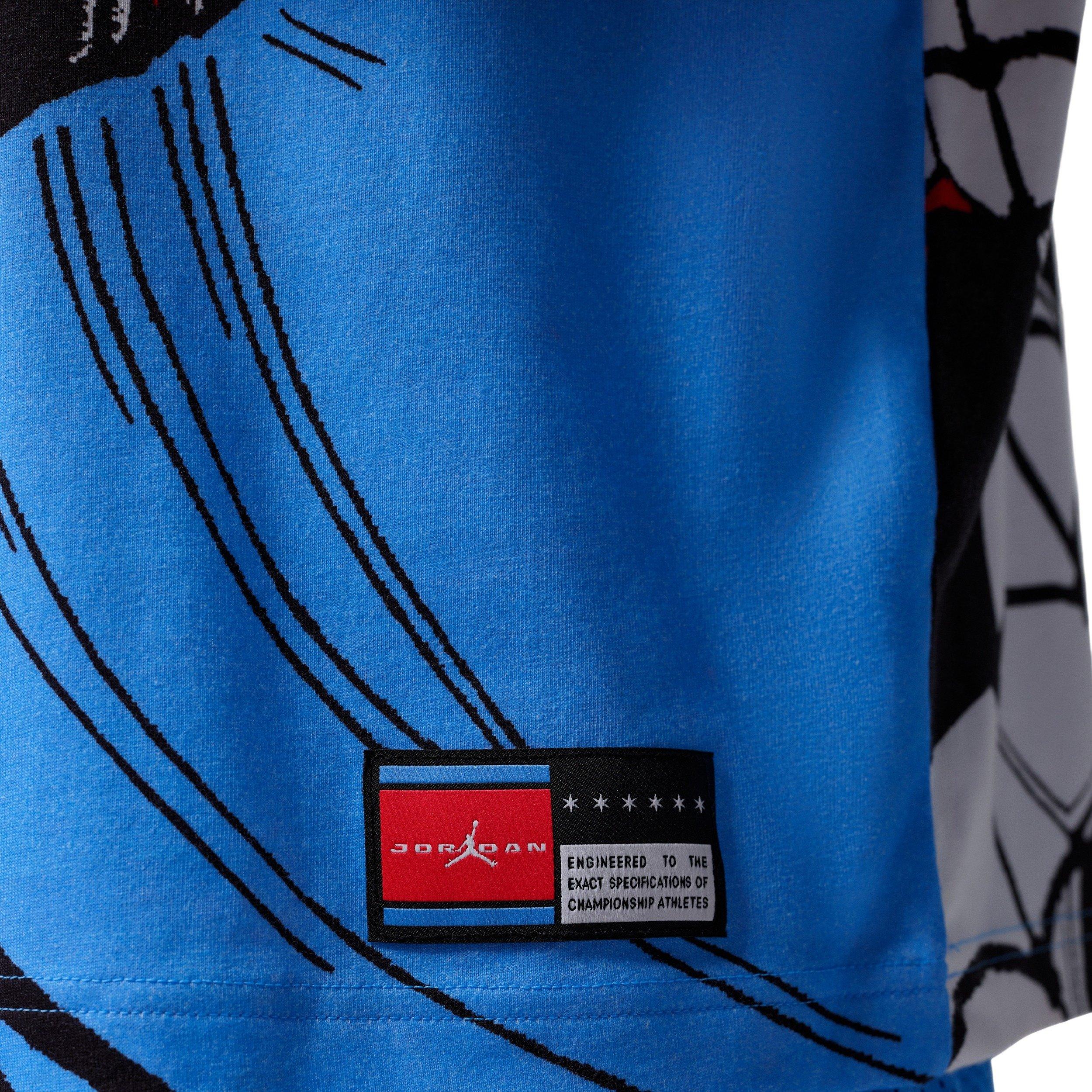 Jordan Men's Brooklyn FC Graphic Short-Sleeve T-Shirt - Blue/White - BLUE/WHITE Thumbnail View 6