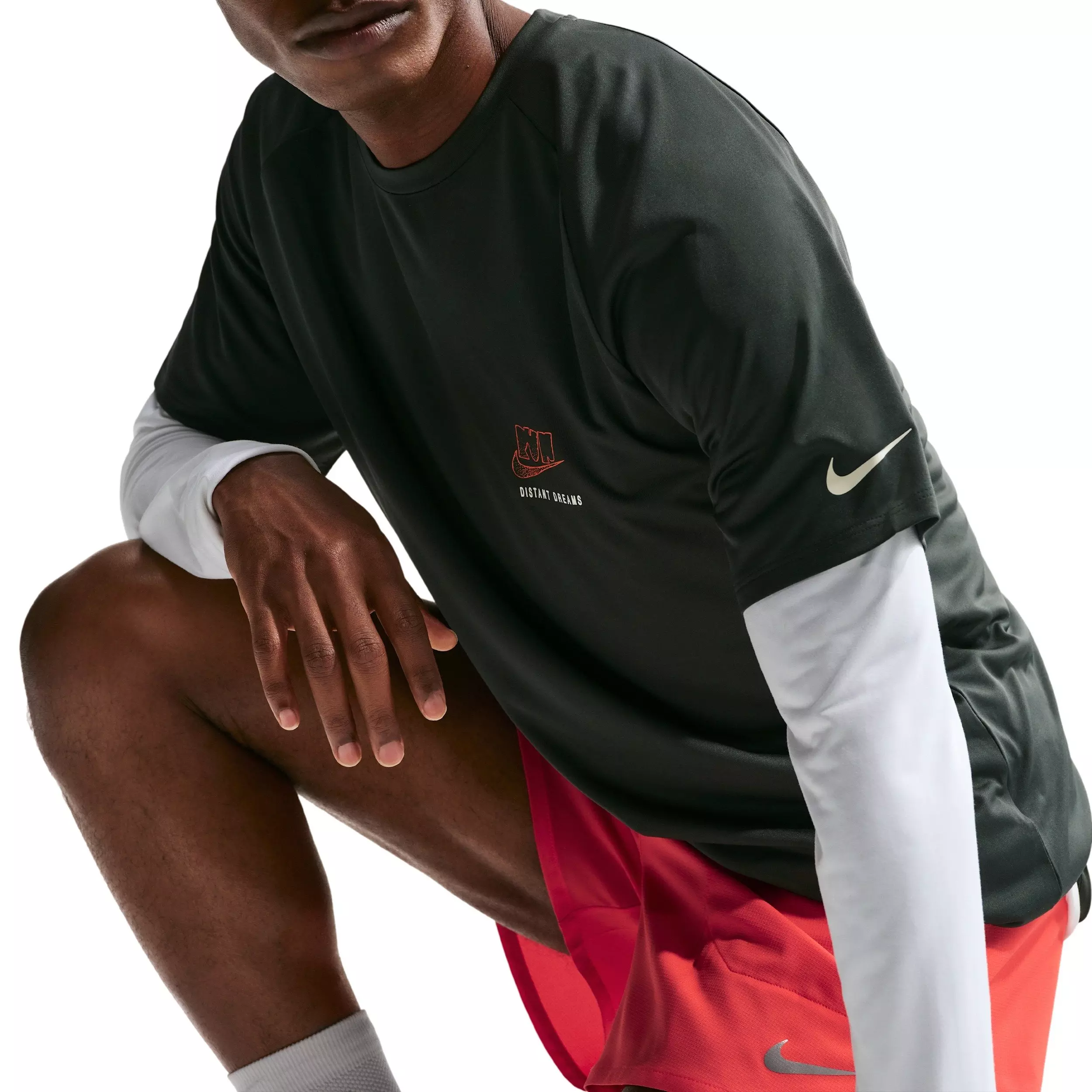 Nike Men's Stride Dri-FIT ADV Short-Sleeve Running Top - BLACK SPRUCE