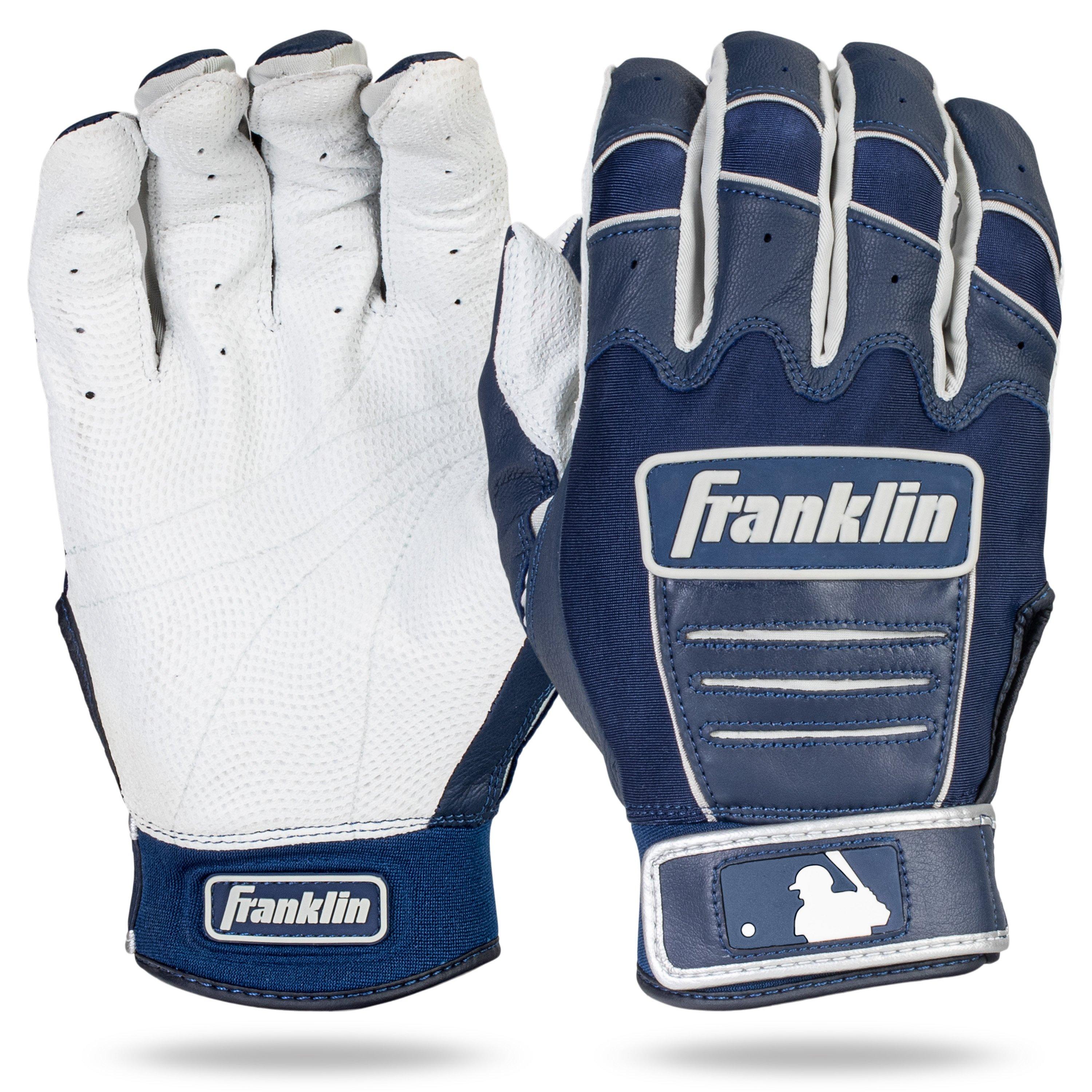 Franklin Adult CFX Pro Batting Gloves Navy/White - WHITE/NAVY Thumbnail View 1