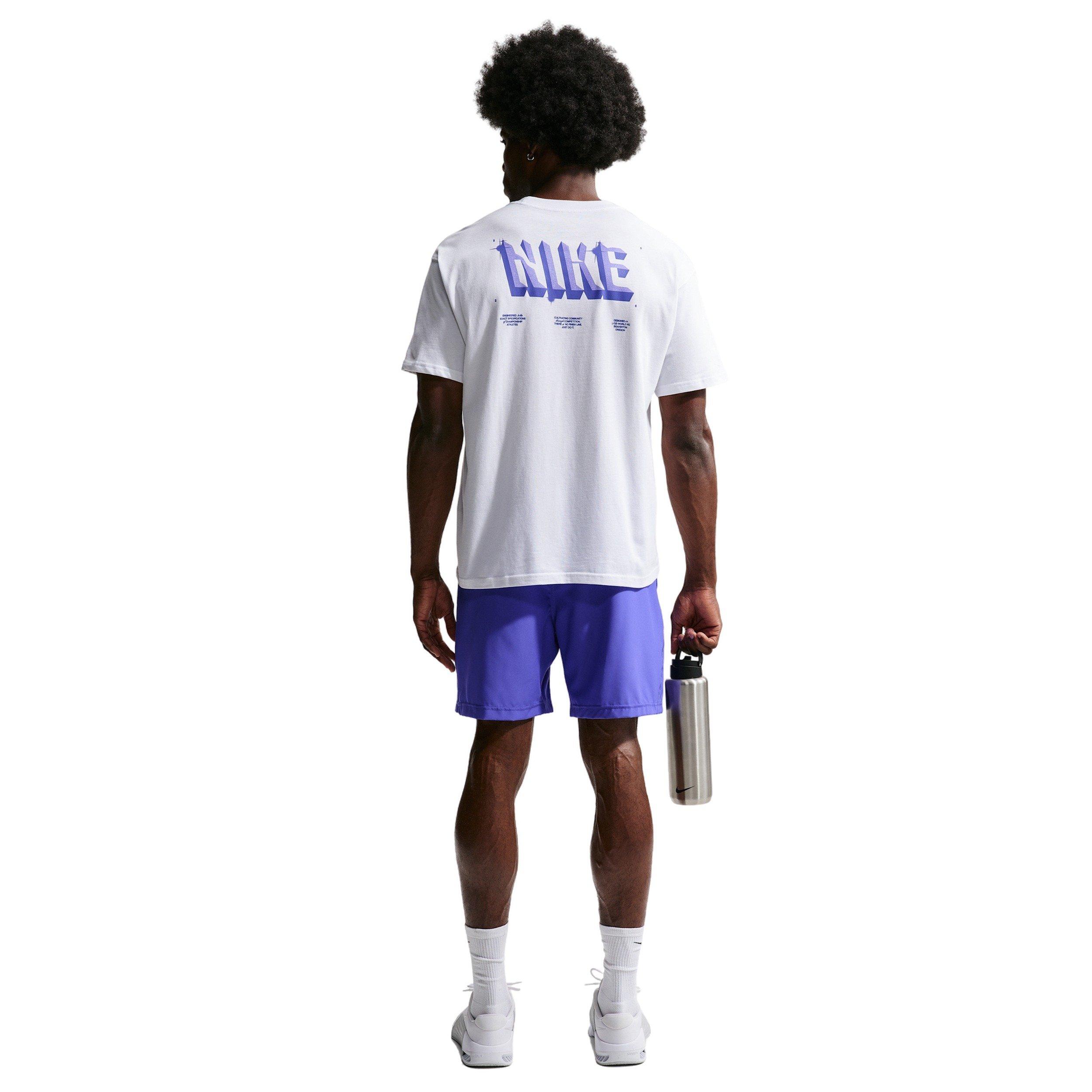 Nike Men's N.A.C. Glitz T-Shirt - WHITE Thumbnail View 5