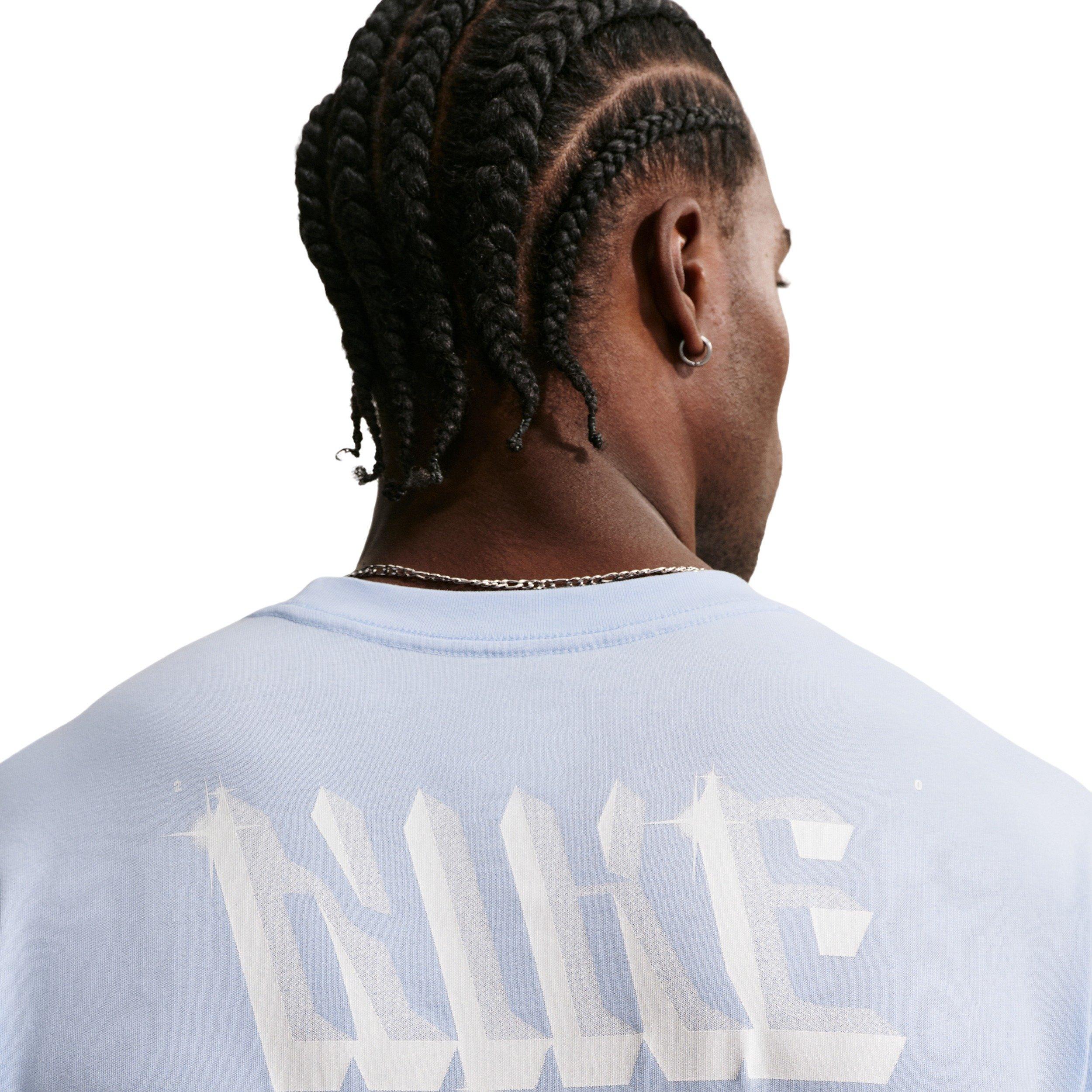 Nike Men's N.A.C. Glitz T-Shirt - BLUE Thumbnail View 2