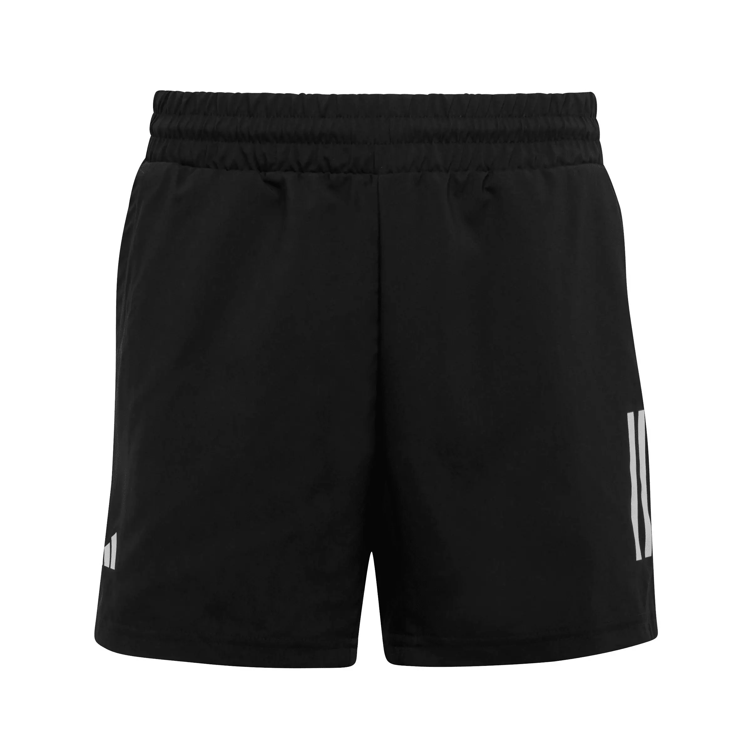 adidas Big Boys' Club Tennis 3-Stripes Shorts -Black - BLACK