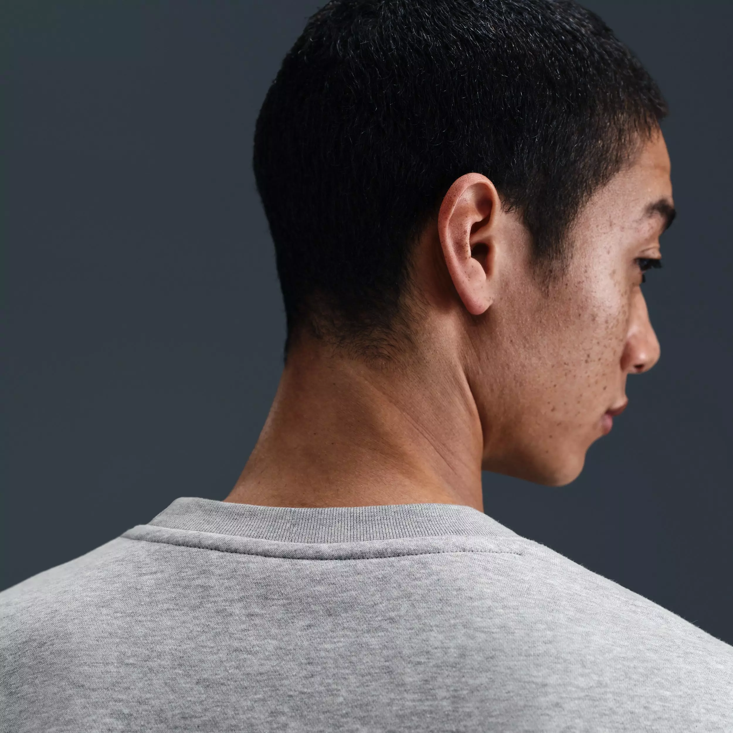 Nike Men's Club BB Fleece Crew - GREY