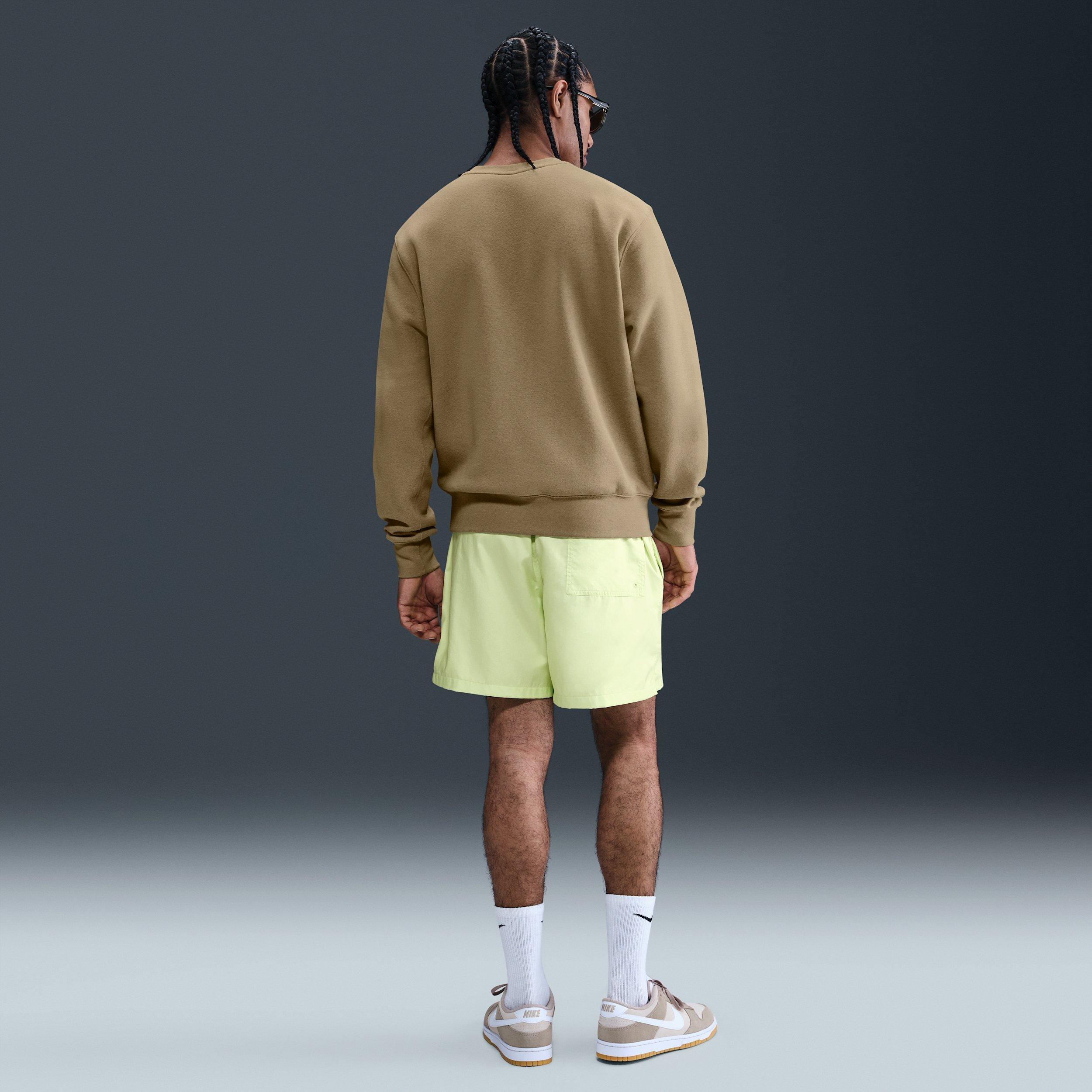 Nike Men's Club BB Fleece Crew - BROWN Thumbnail View 5