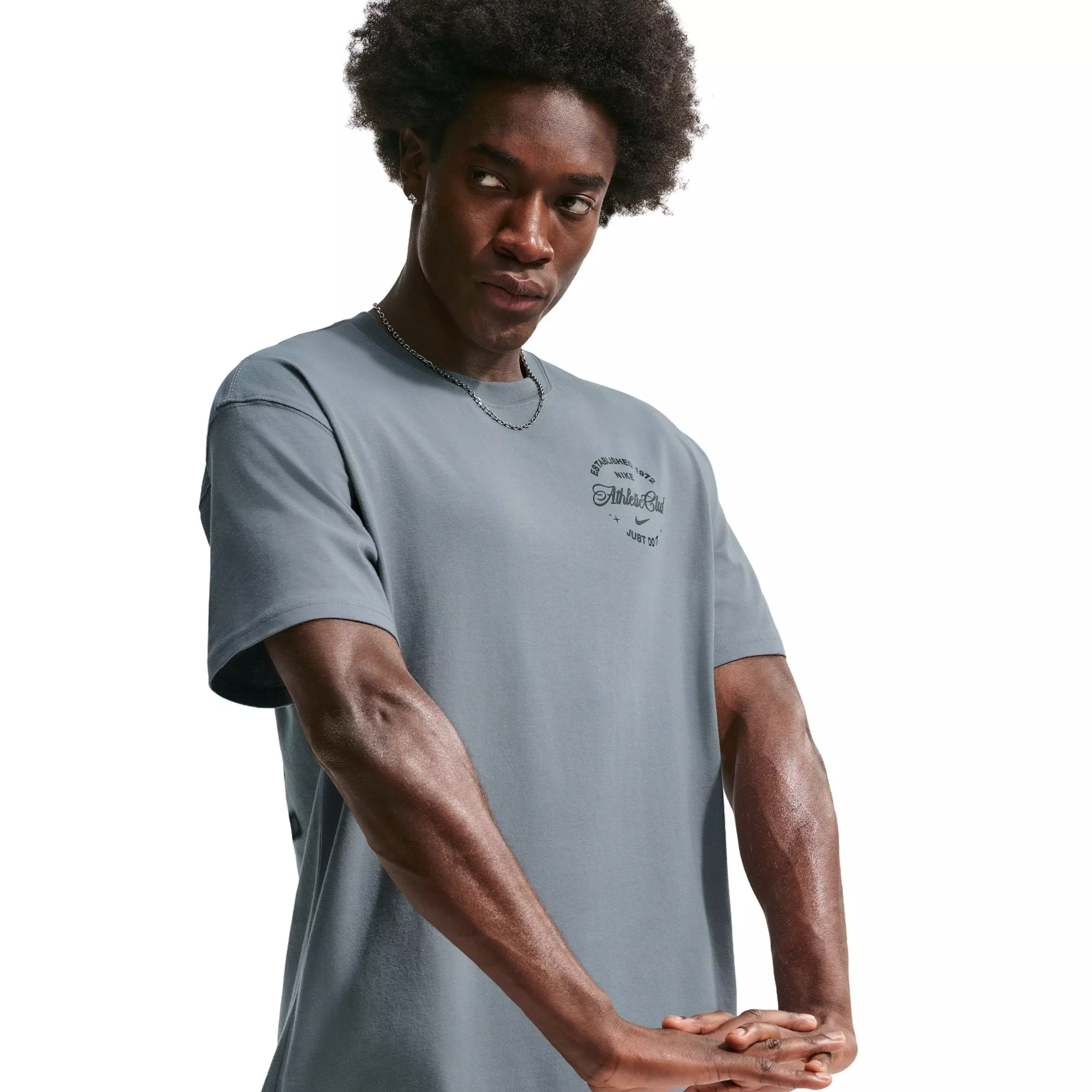 Nike Men's N.A.C. Grit T-Shirt - GREY