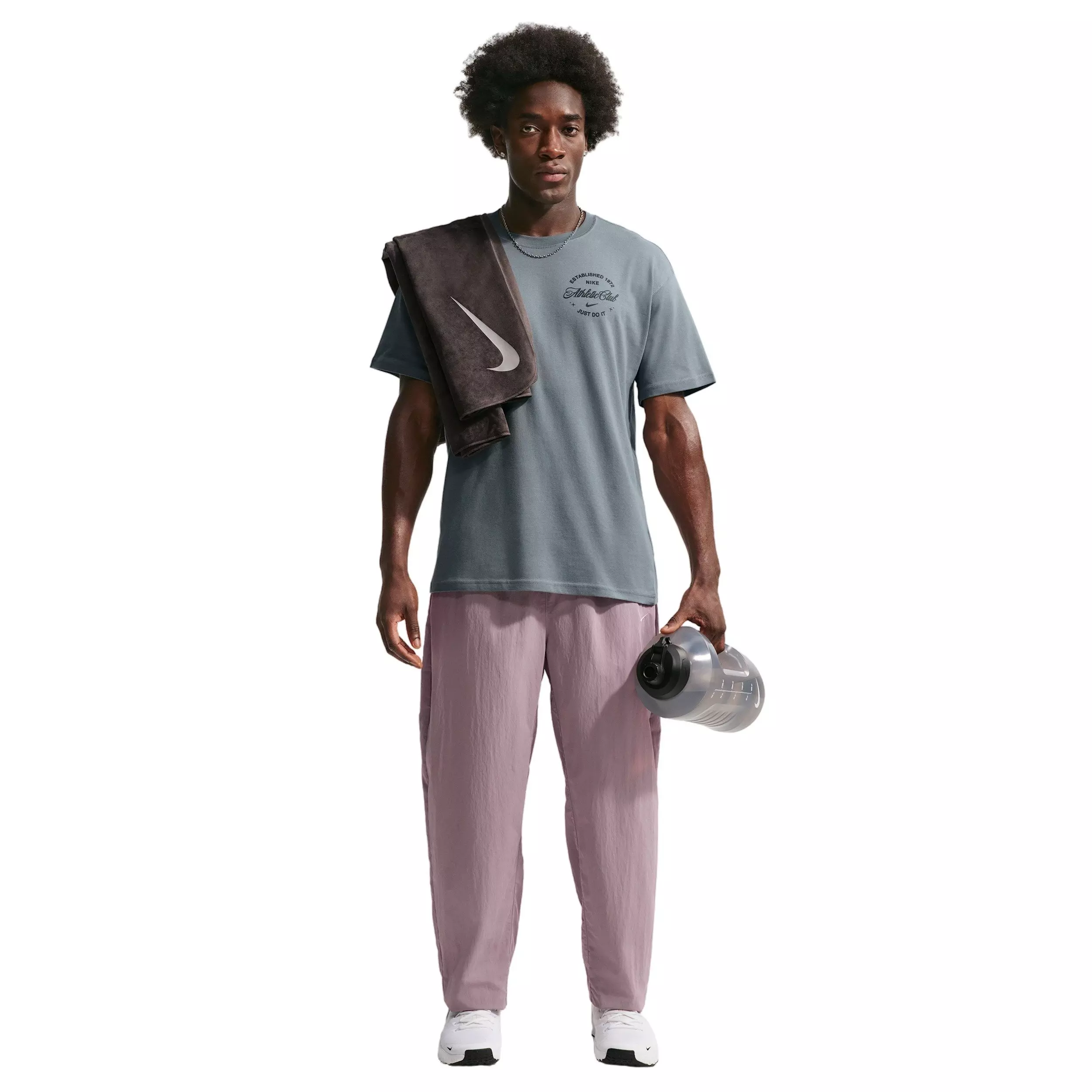 Nike Men's N.A.C. Grit T-Shirt - GREY