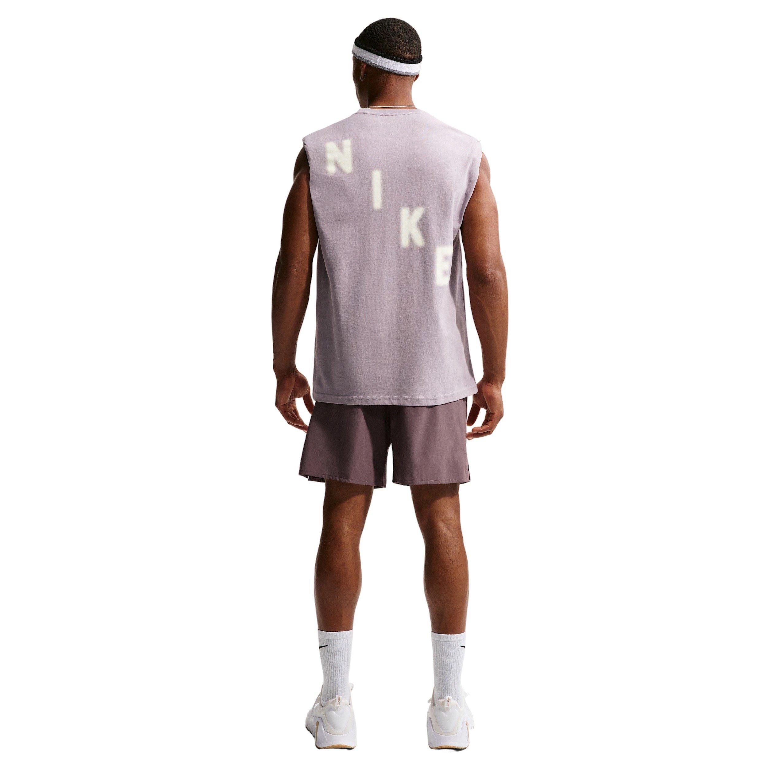 Nike Men's N.A.C. Grit T-Shirt - LT  VIOLET Thumbnail View 5