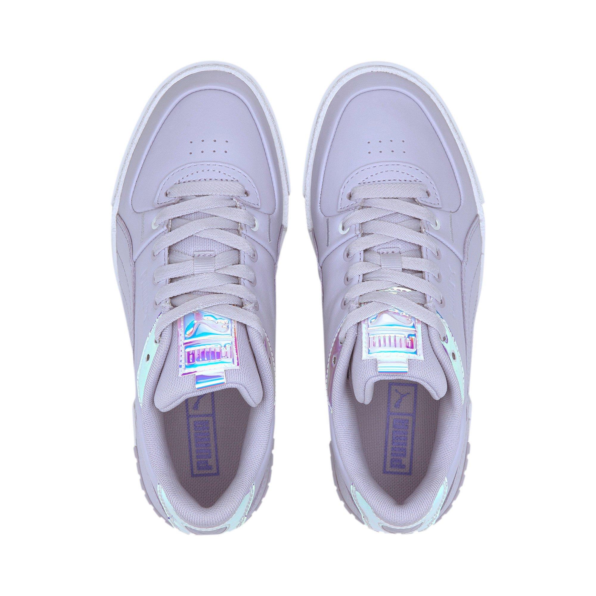 PUMA Cali Sport Glow "Purple" Women's Sneakers - WHITE Thumbnail View 4