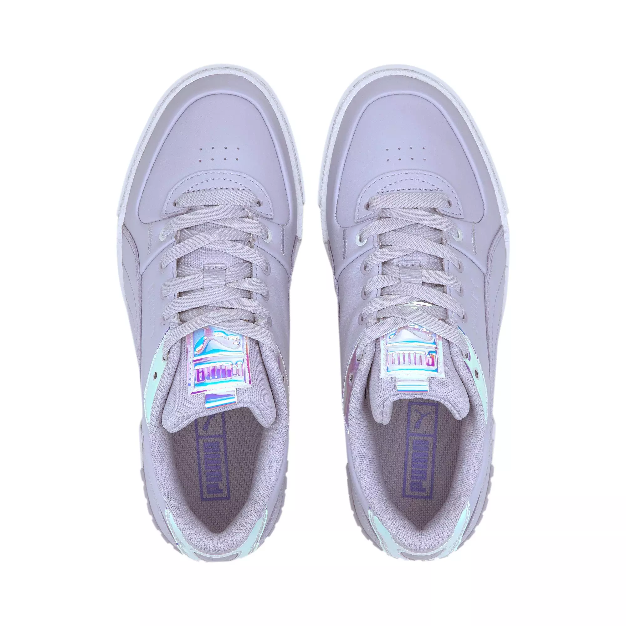 PUMA Cali Sport Glow "Purple" Women's Sneakers - WHITE