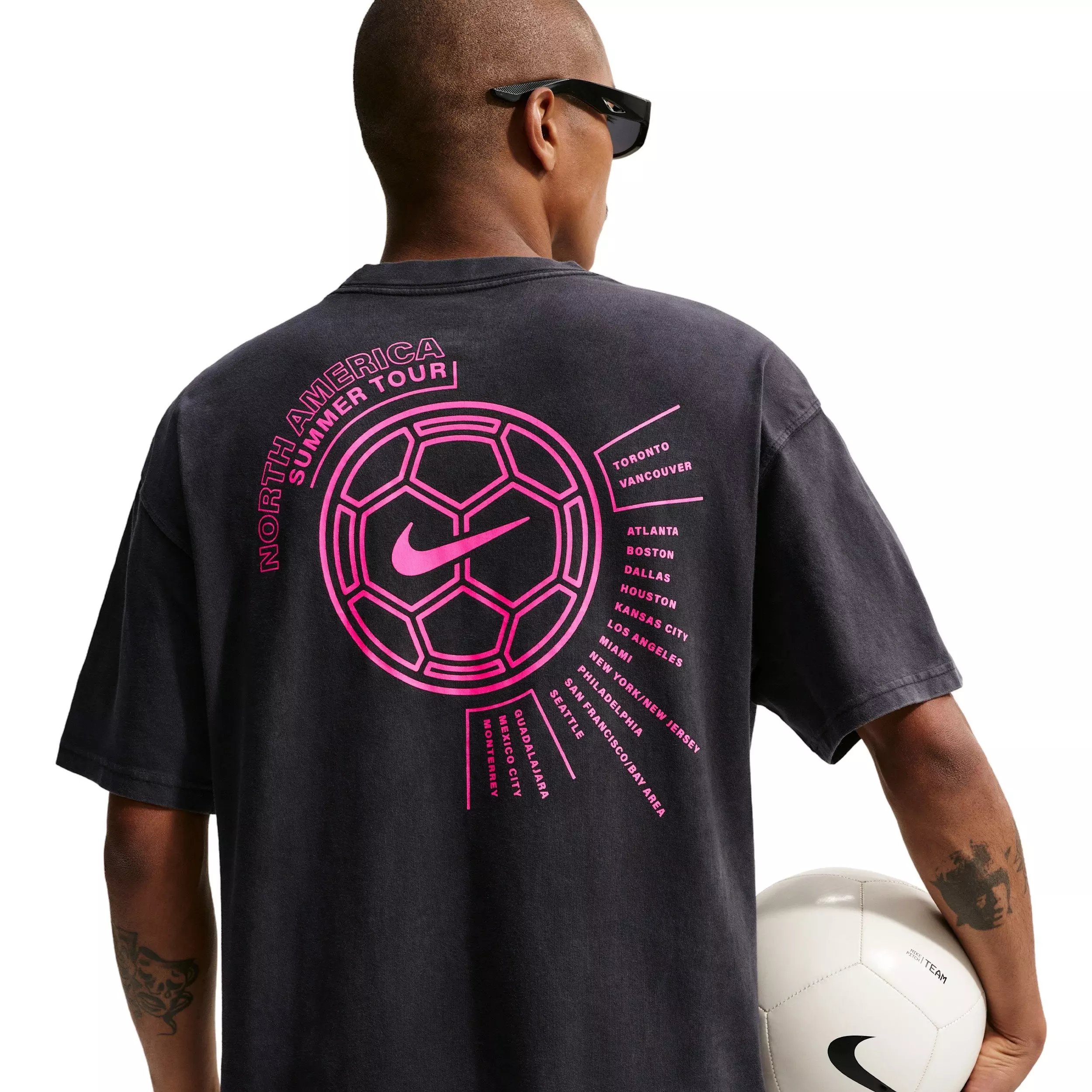 Nike Men's WC1 Soccer Summer Tour T-Shirt - BLACK