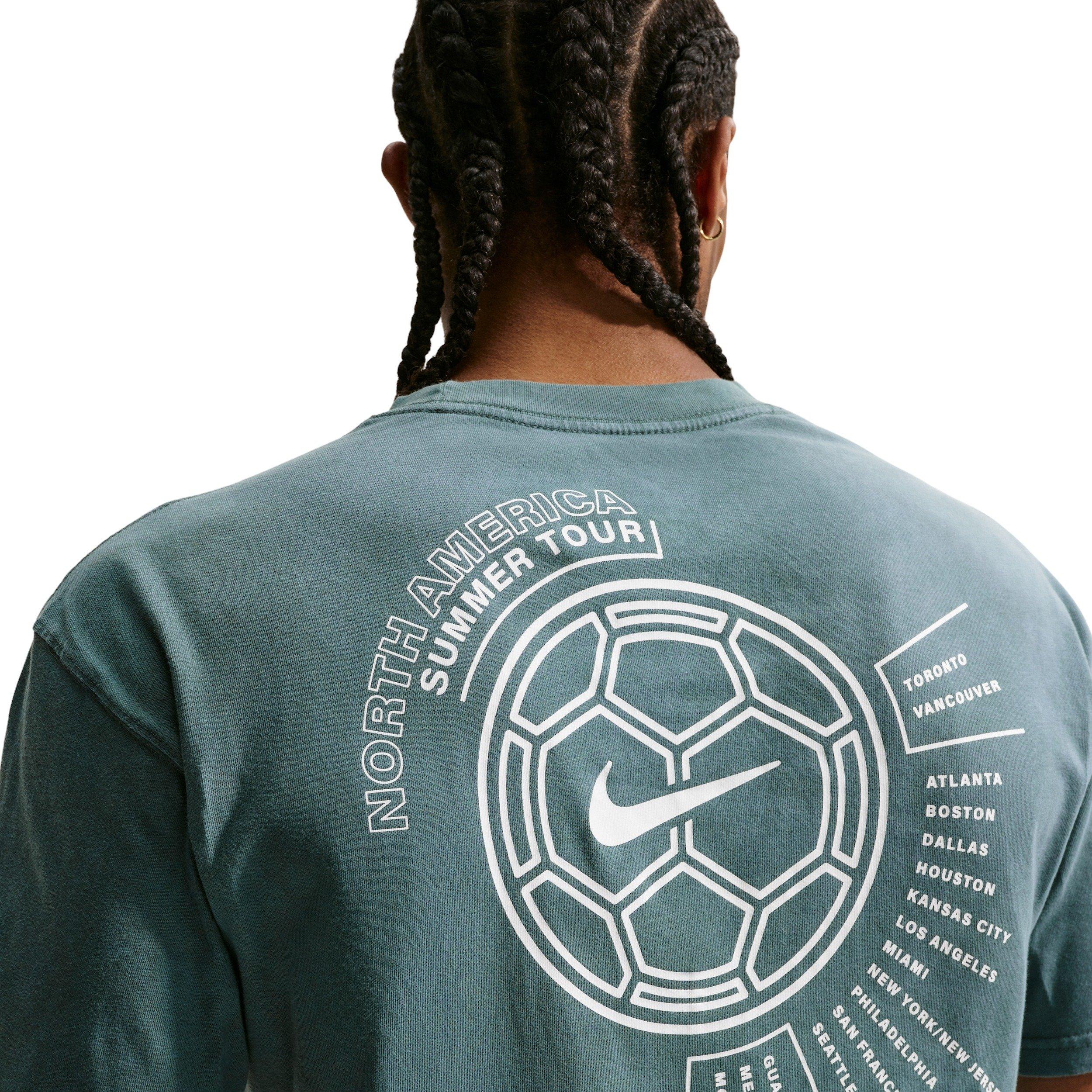 Nike Men's WC1 Soccer Summer Tour T-Shirt - MINERAL SLATE Thumbnail View 2