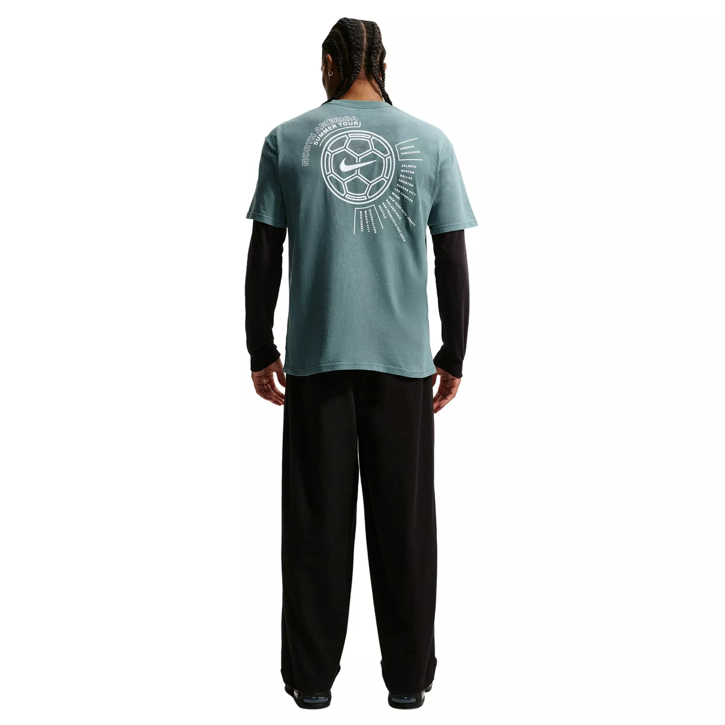 Nike Men's WC1 Soccer Summer Tour T-Shirt - MINERAL SLATE