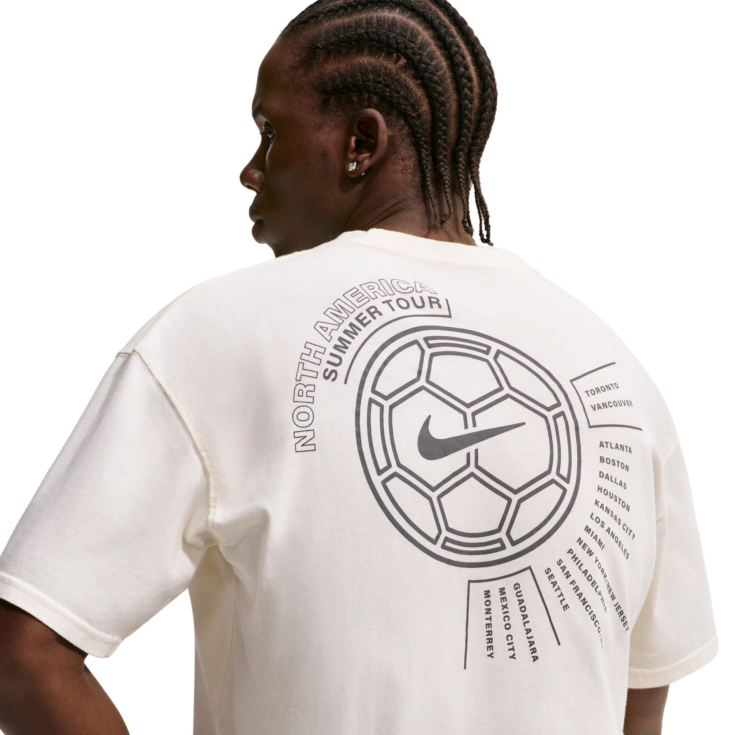 Nike Men's WC1 Soccer Summer Tour T-Shirt - PALE IVORY Thumbnail View 2