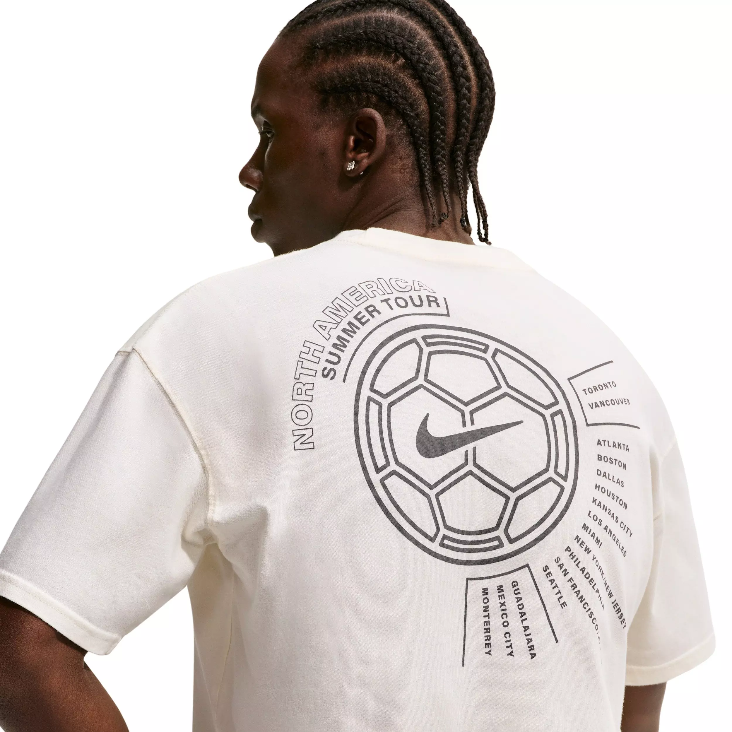 Nike Men's WC1 Soccer Summer Tour T-Shirt - PALE IVORY