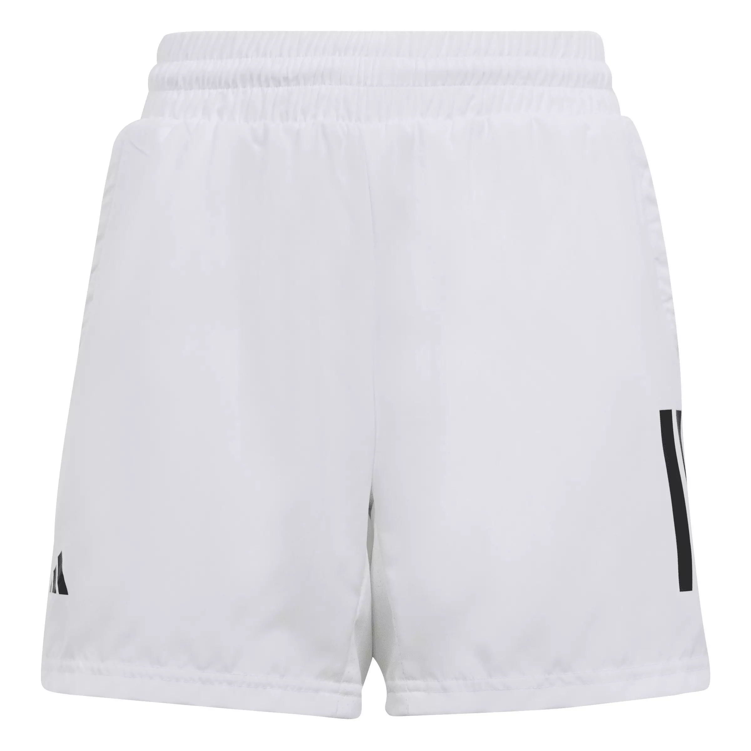 adidas Big Boys' Club Tennis 3-Stripes Shorts -White - WHITE