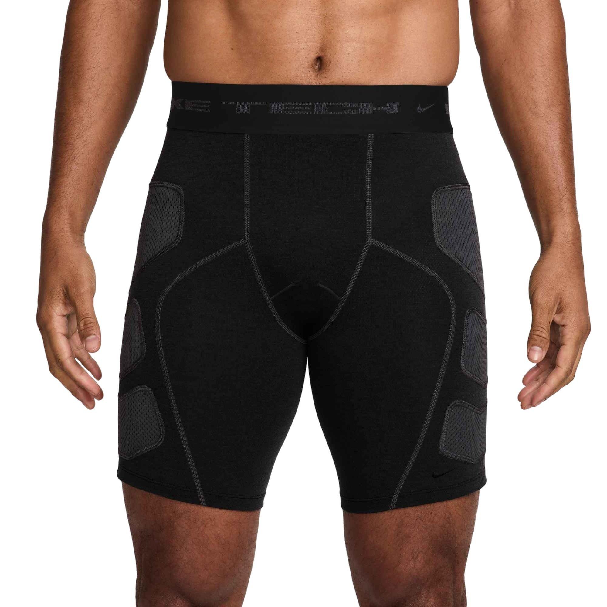 Nike Men's Tech Dri-FIT Base Layer Short - BLACK Thumbnail View 1