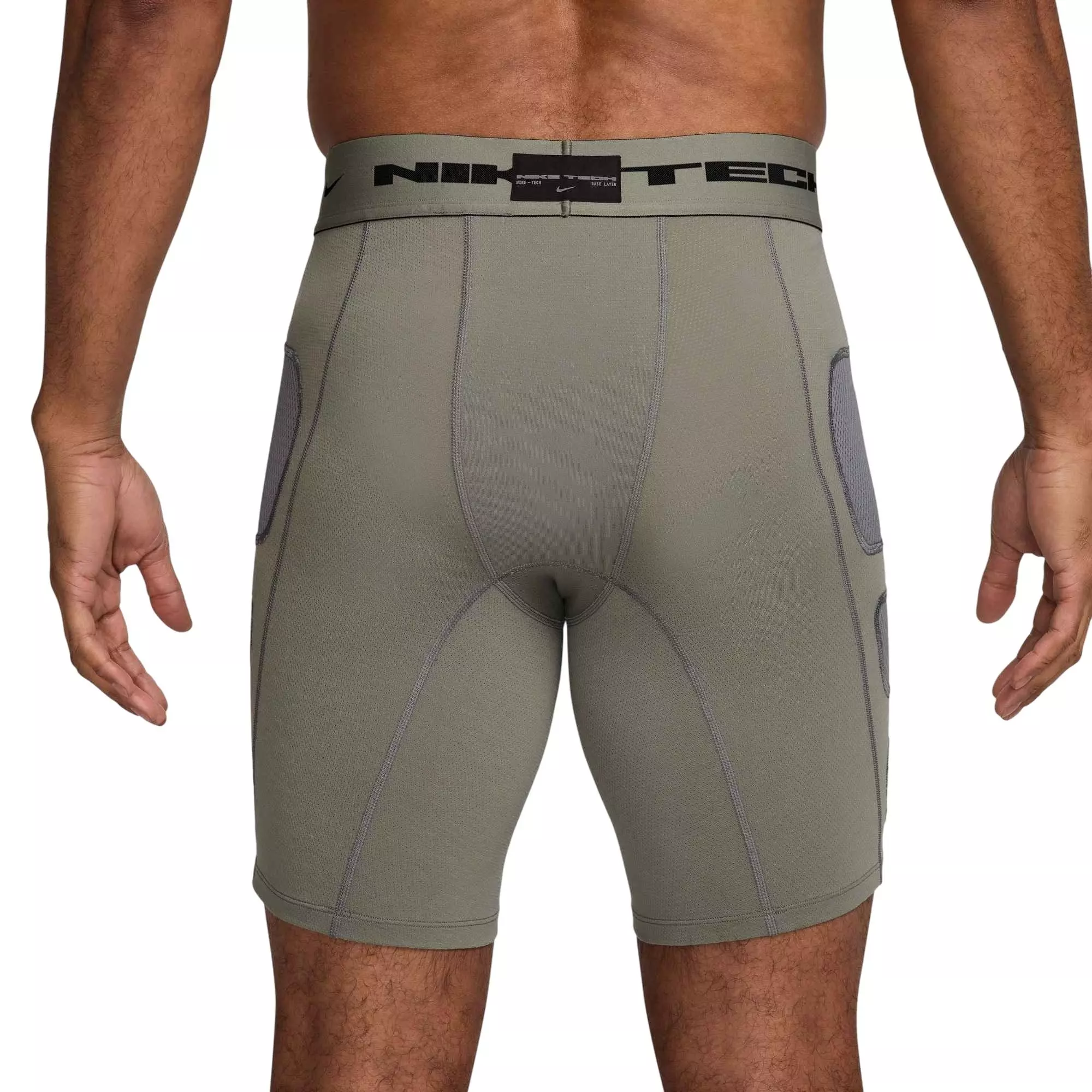 Nike Men's Tech Dri-FIT Base Layer Short - GREEN