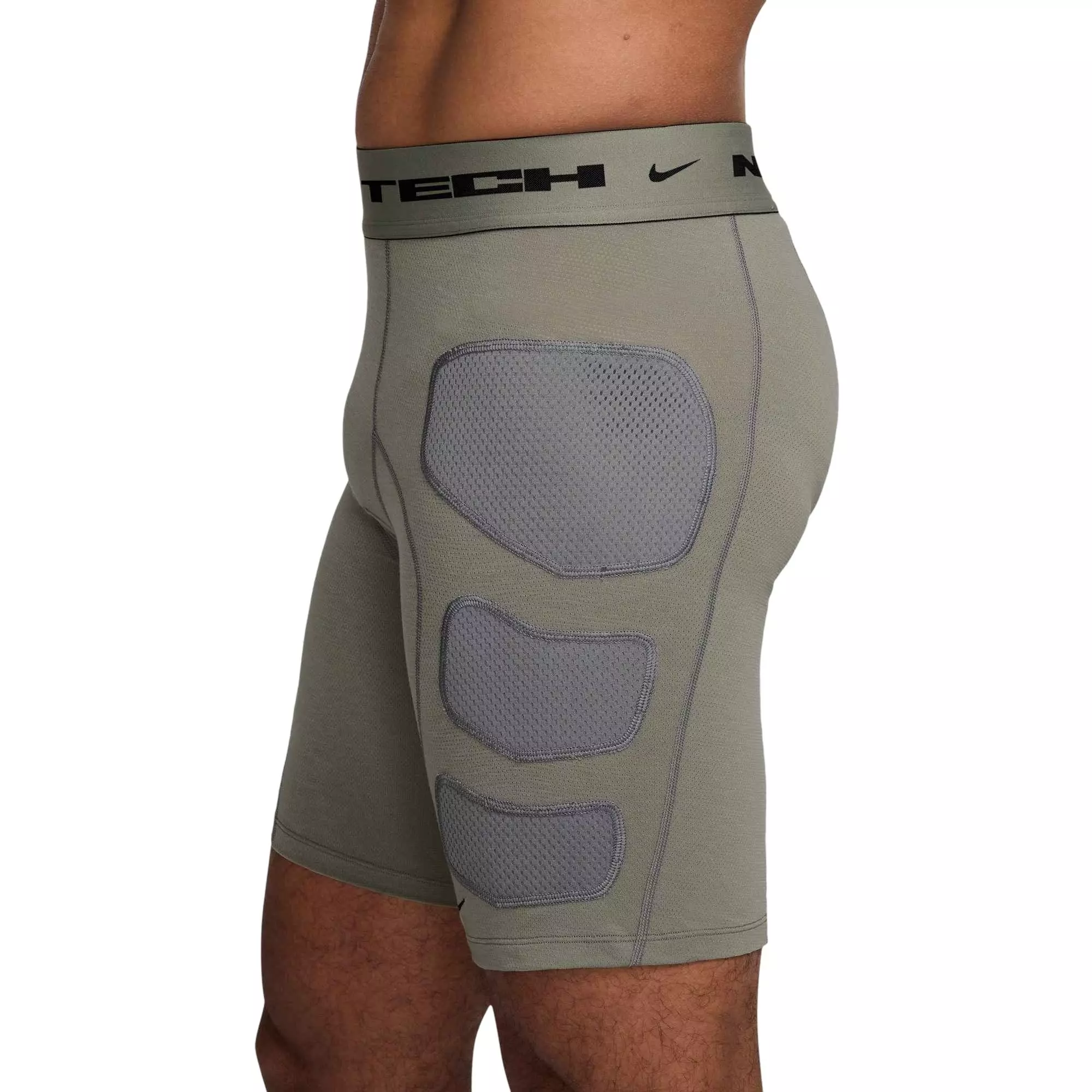 Nike Men's Tech Dri-FIT Base Layer Short - GREEN